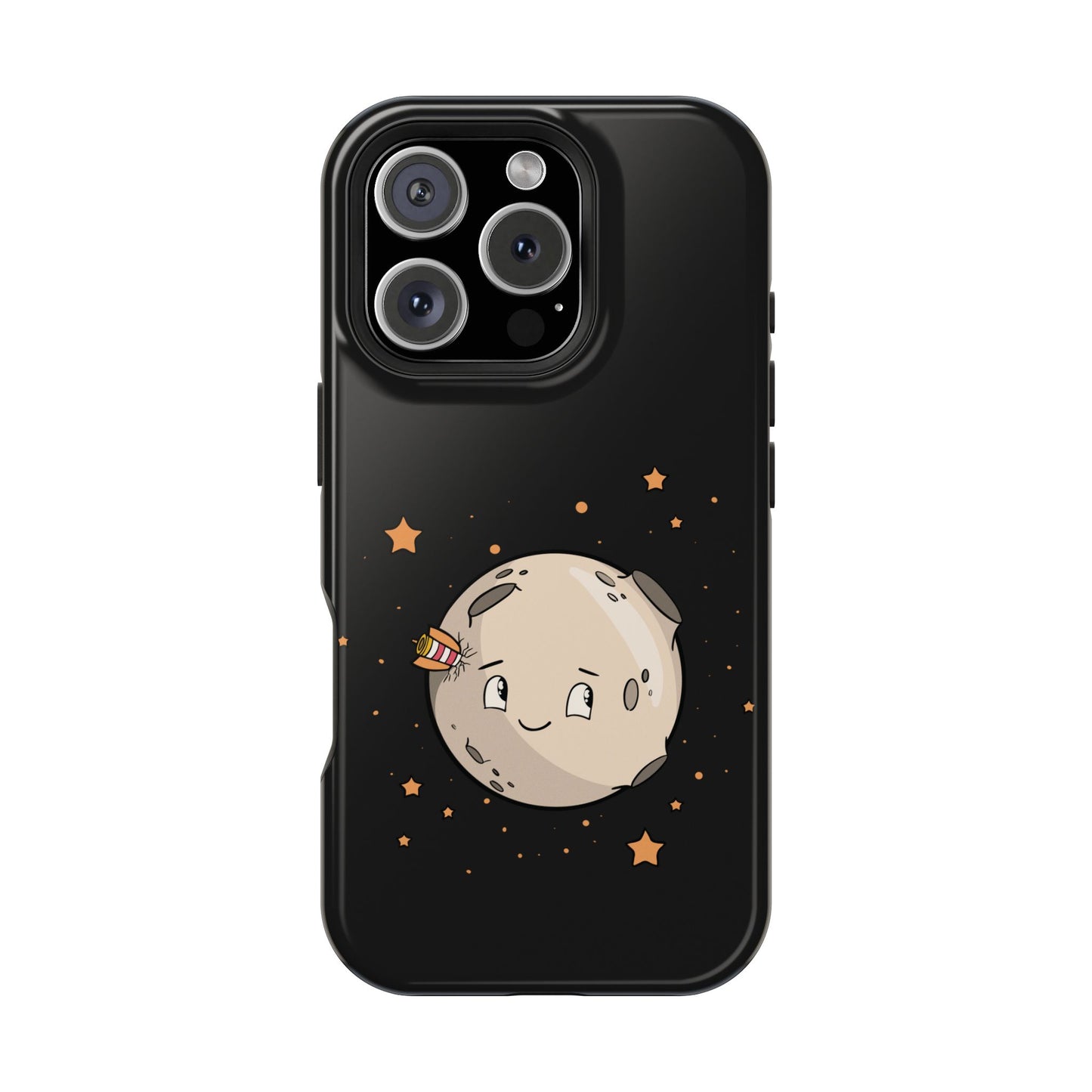 “Silent Galaxy” Phone Case | The Moon Alone in the Dark