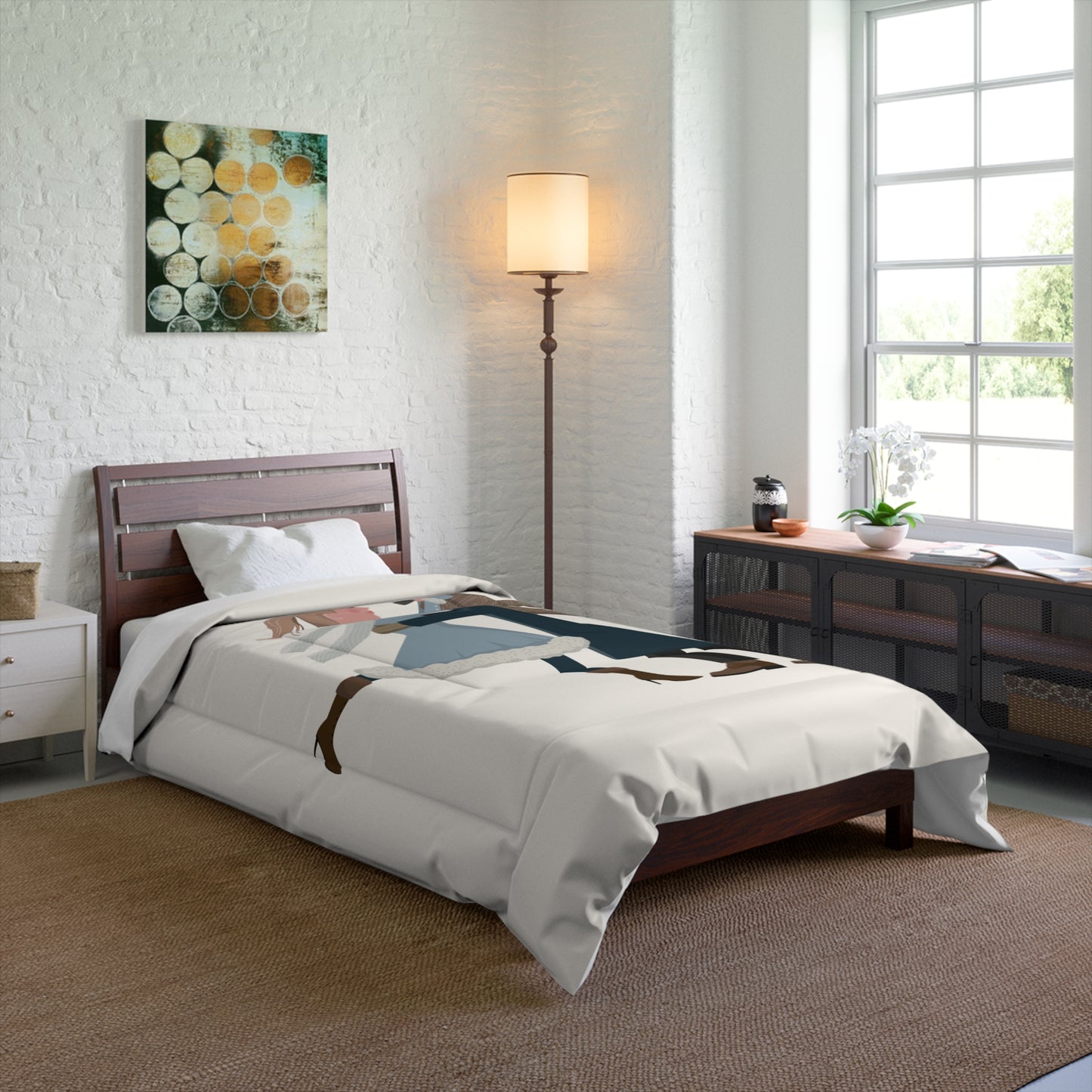 Couple in Love Comforter | Cozy Romantic Warmth