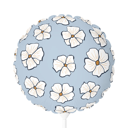 BloomJoy | Floral Printed Round & Heart Balloons