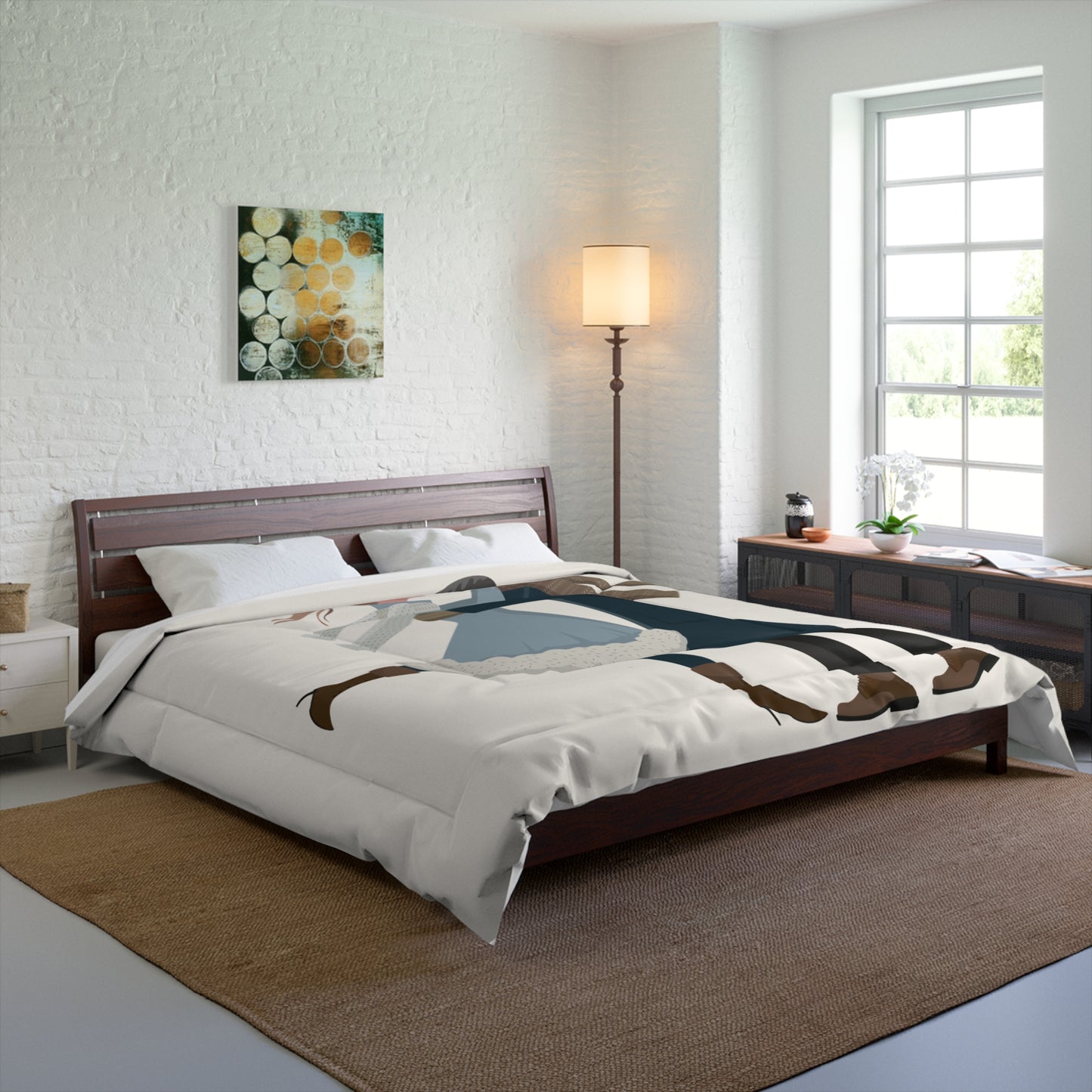 Couple in Love Comforter | Cozy Romantic Warmth