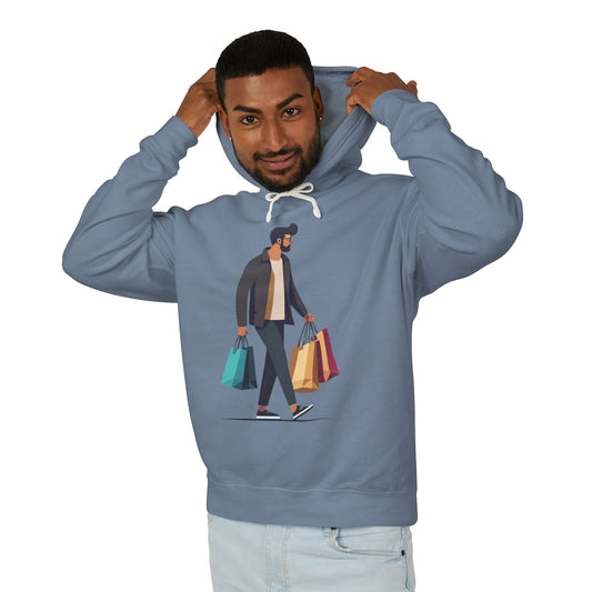 “Shopping Mood” Hoodie | Minimal, Fun & Urban