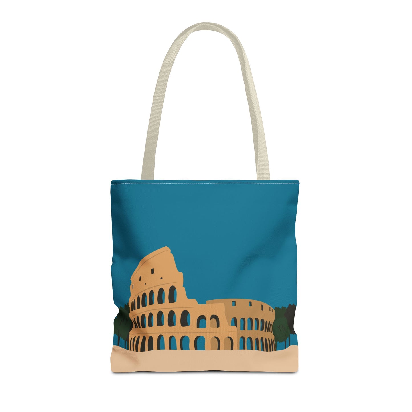 Vibrant Colosseum Tote | European Style | Urban Statement Piece