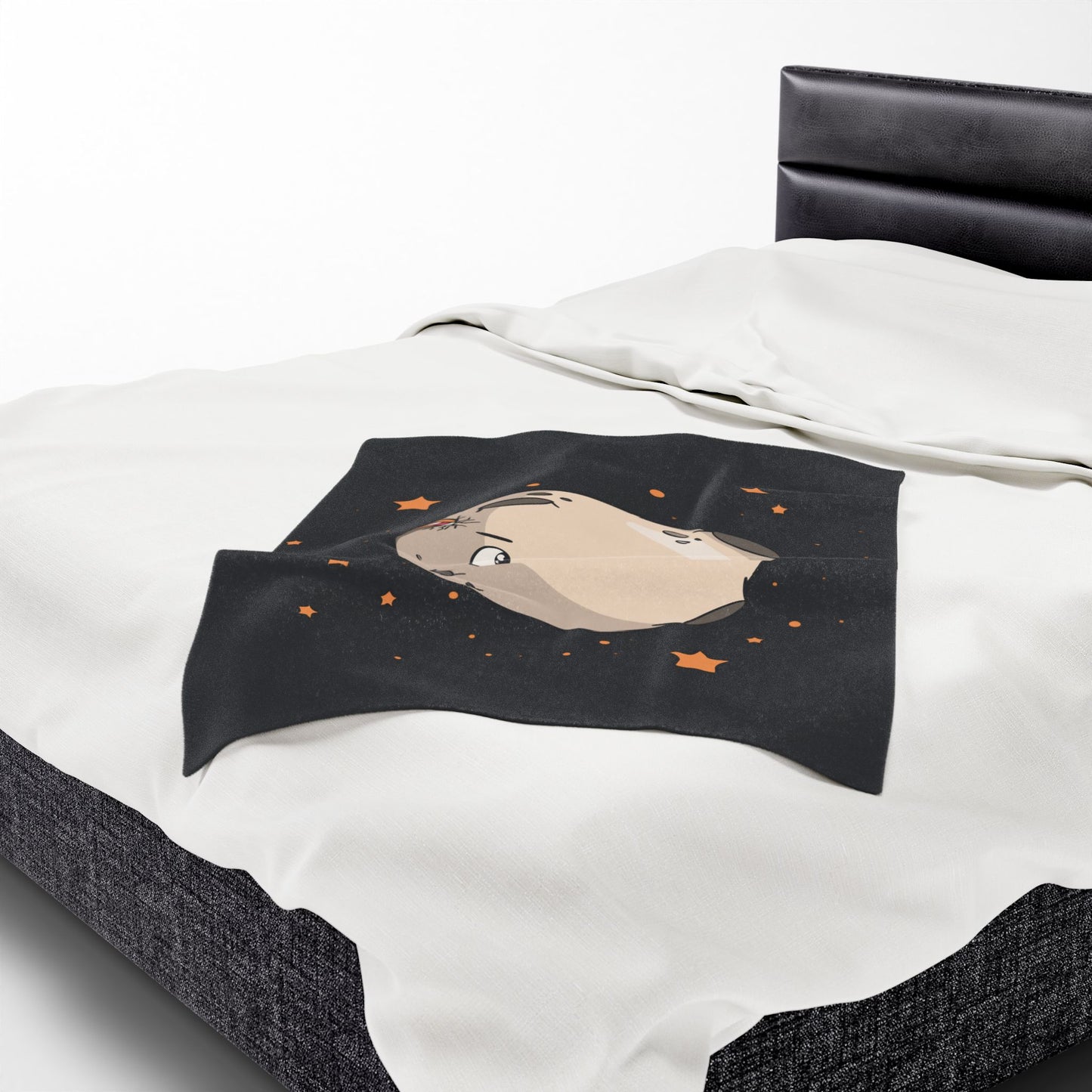 “Silent Galaxy” Plush Blanket | Moonlight Wrapped in Velvet Stillness