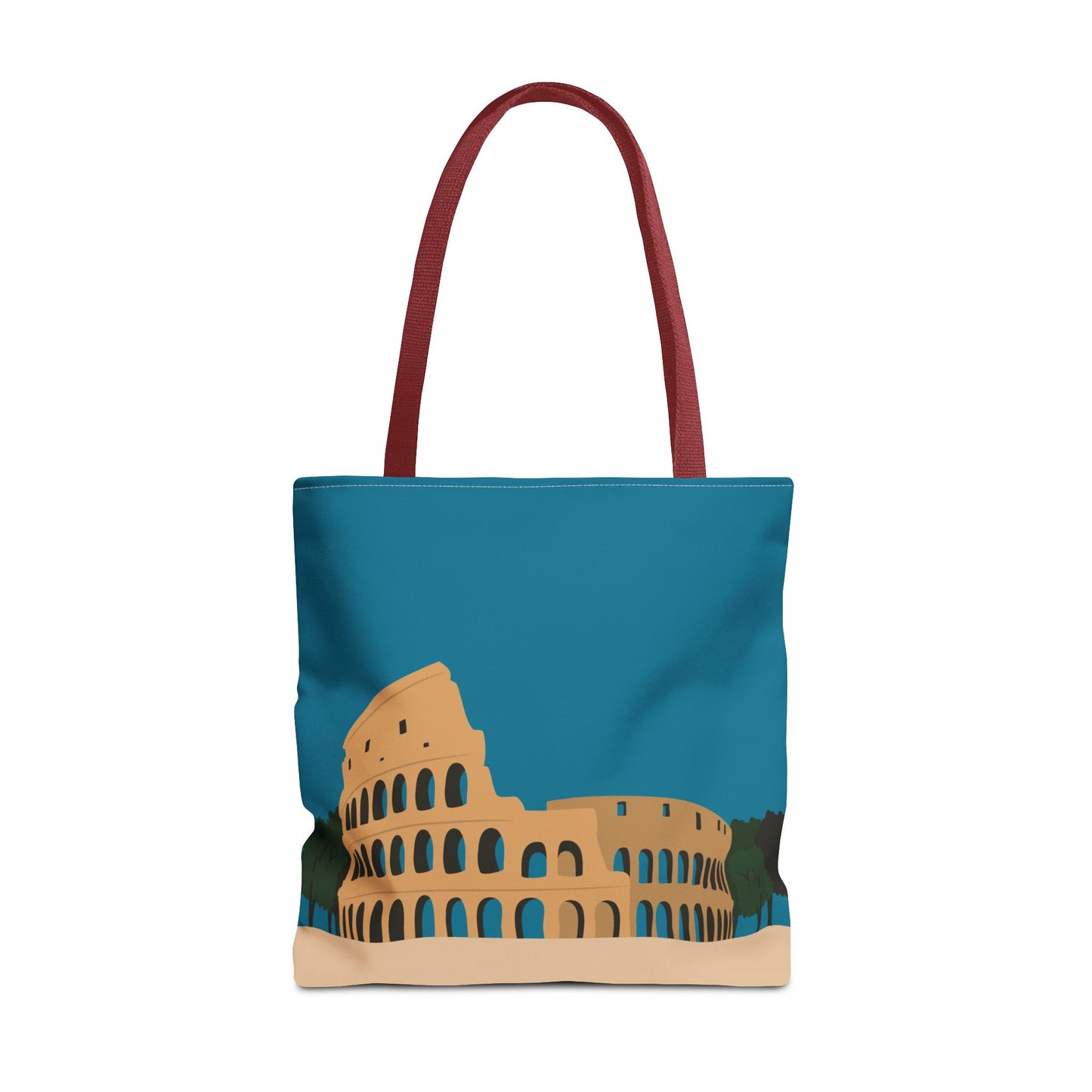 Vibrant Colosseum Tote | European Style | Urban Statement Piece