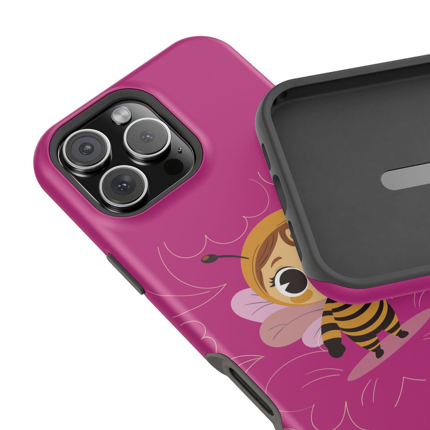 “Little Bee Buddy” Magnetic Tough Phone Case | Cute, Tough & MagSafe Ready