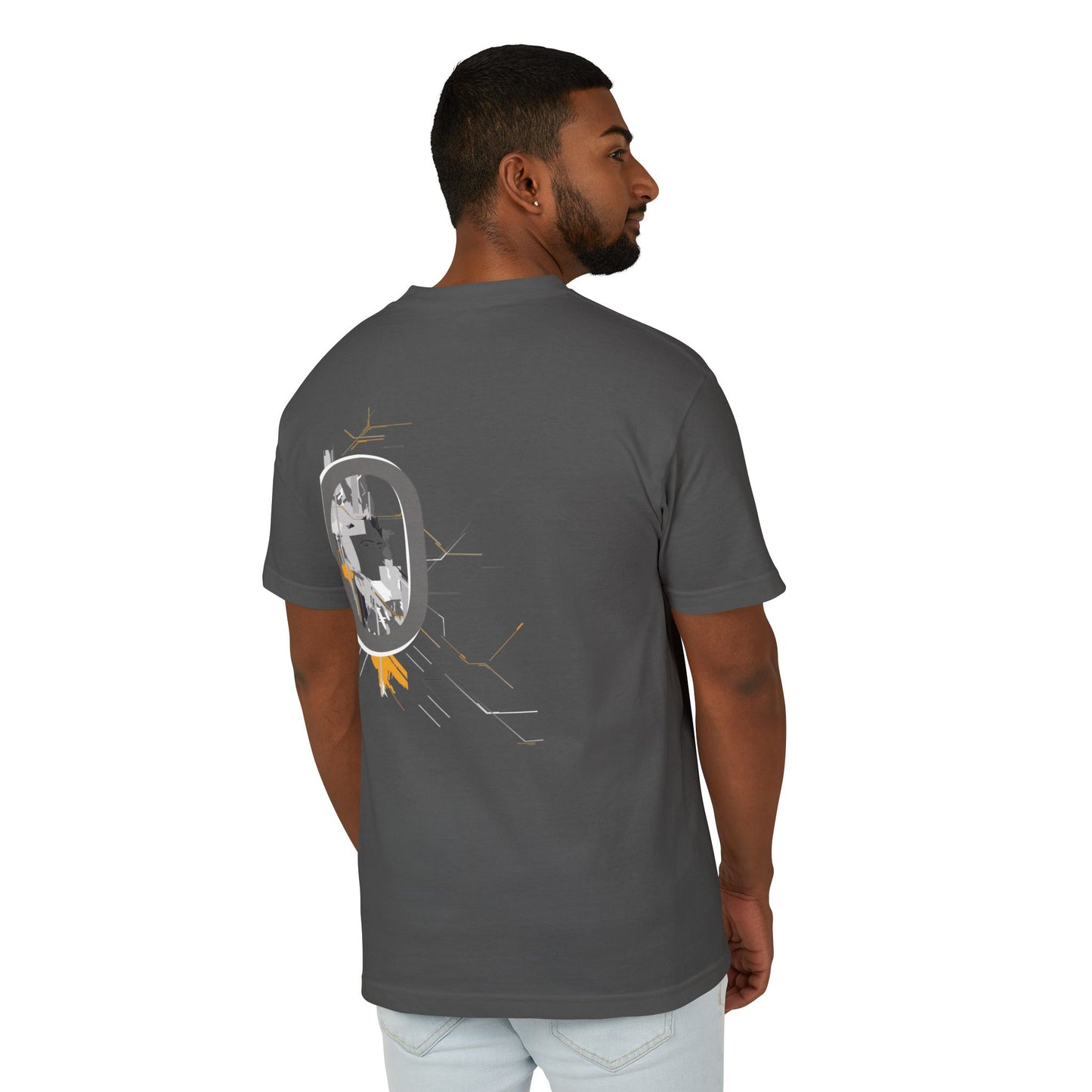 Artistic T-Shirt | Unique Geometric Machine Design