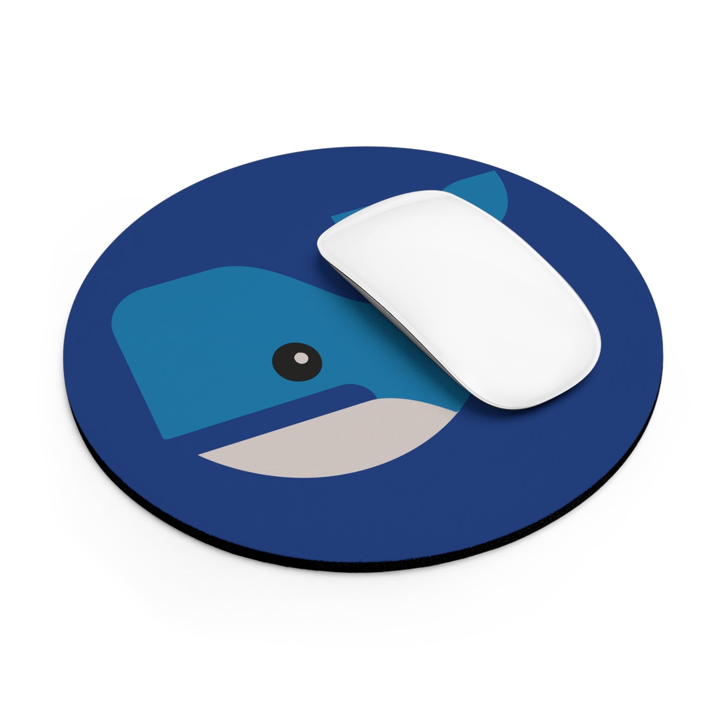 “Ocean Breath” Mouse Pad | Humpback Whale Minimalist Art