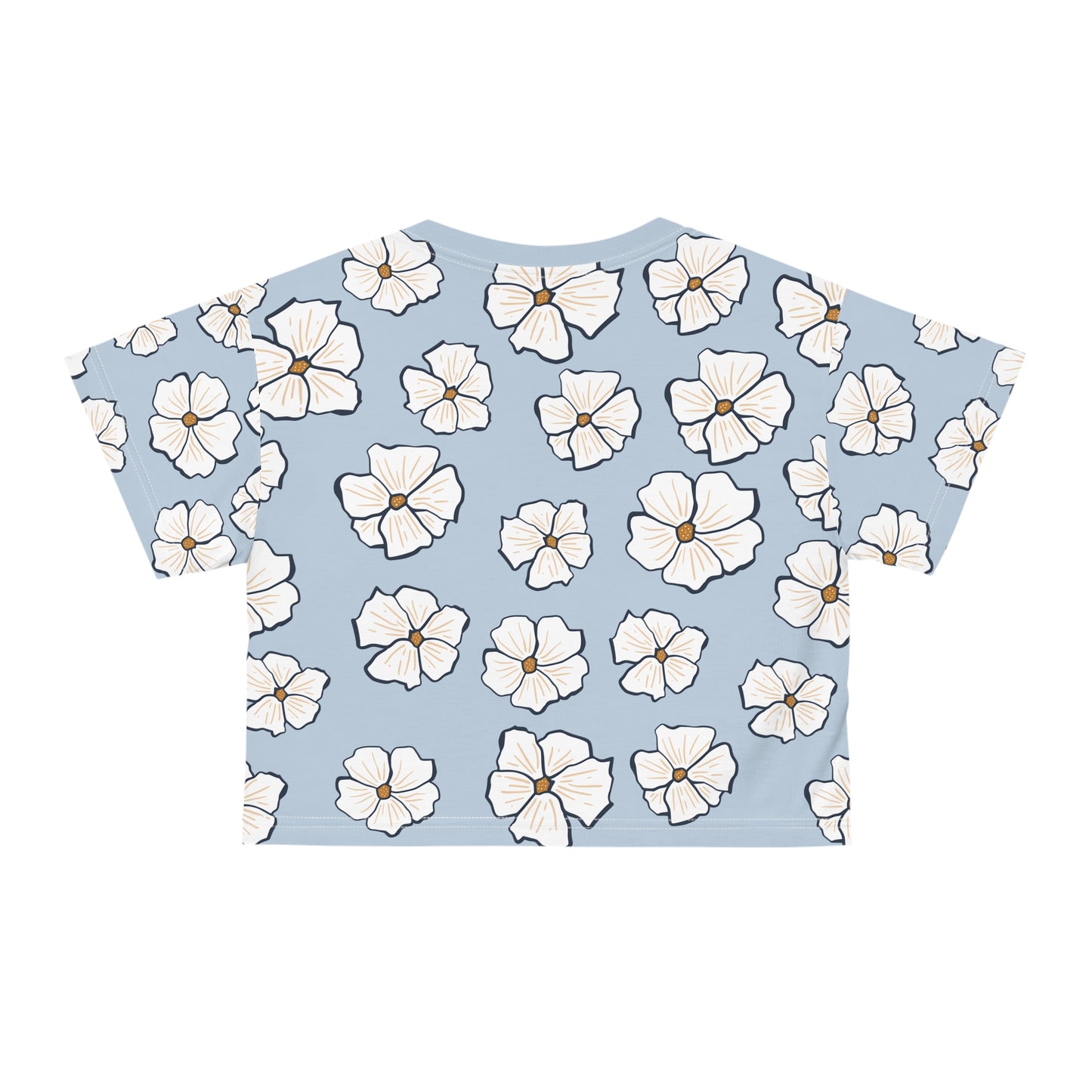 BloomChic | Floral Fun All-Over Crop Tee