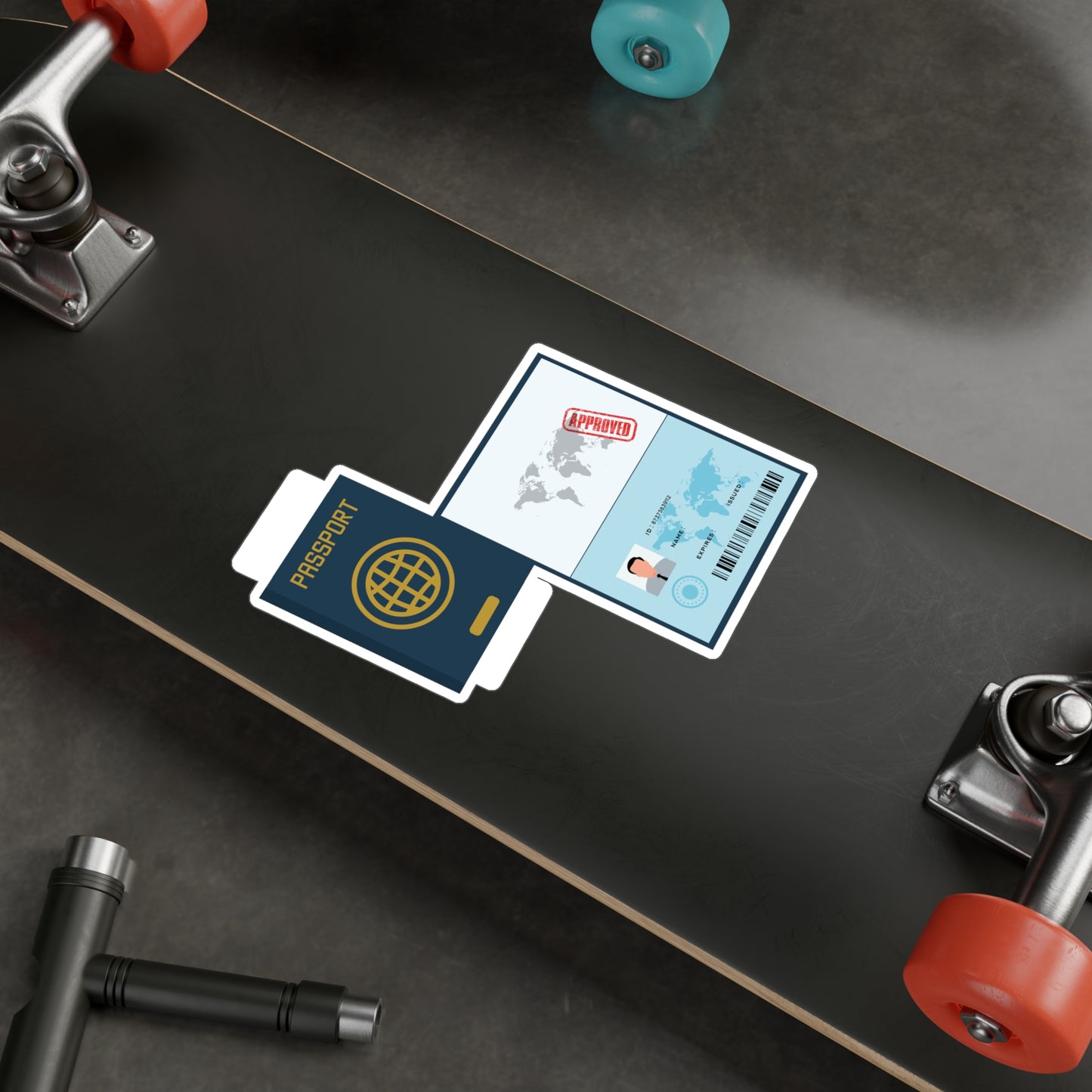 Mini Passport Sticker | Travel the World, One Peel at a Time