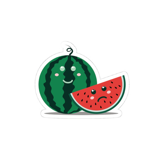 Watermelon Expression Sticker | Fun & Fresh Minimalist Vibe