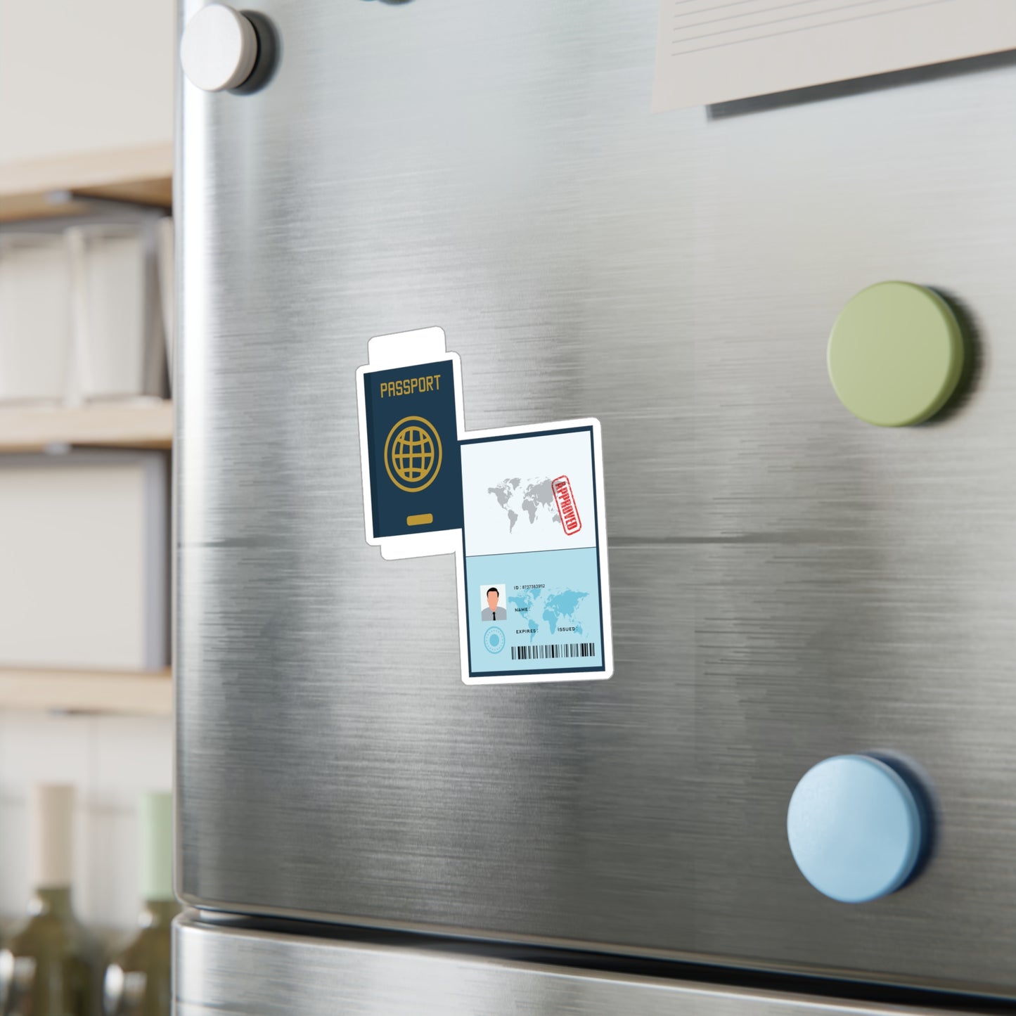 Mini Passport Sticker | Travel the World, One Peel at a Time