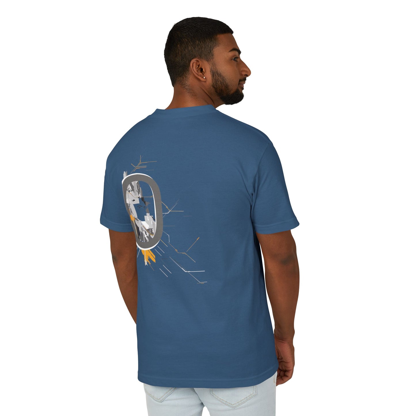 Artistic T-Shirt | Unique Geometric Machine Design