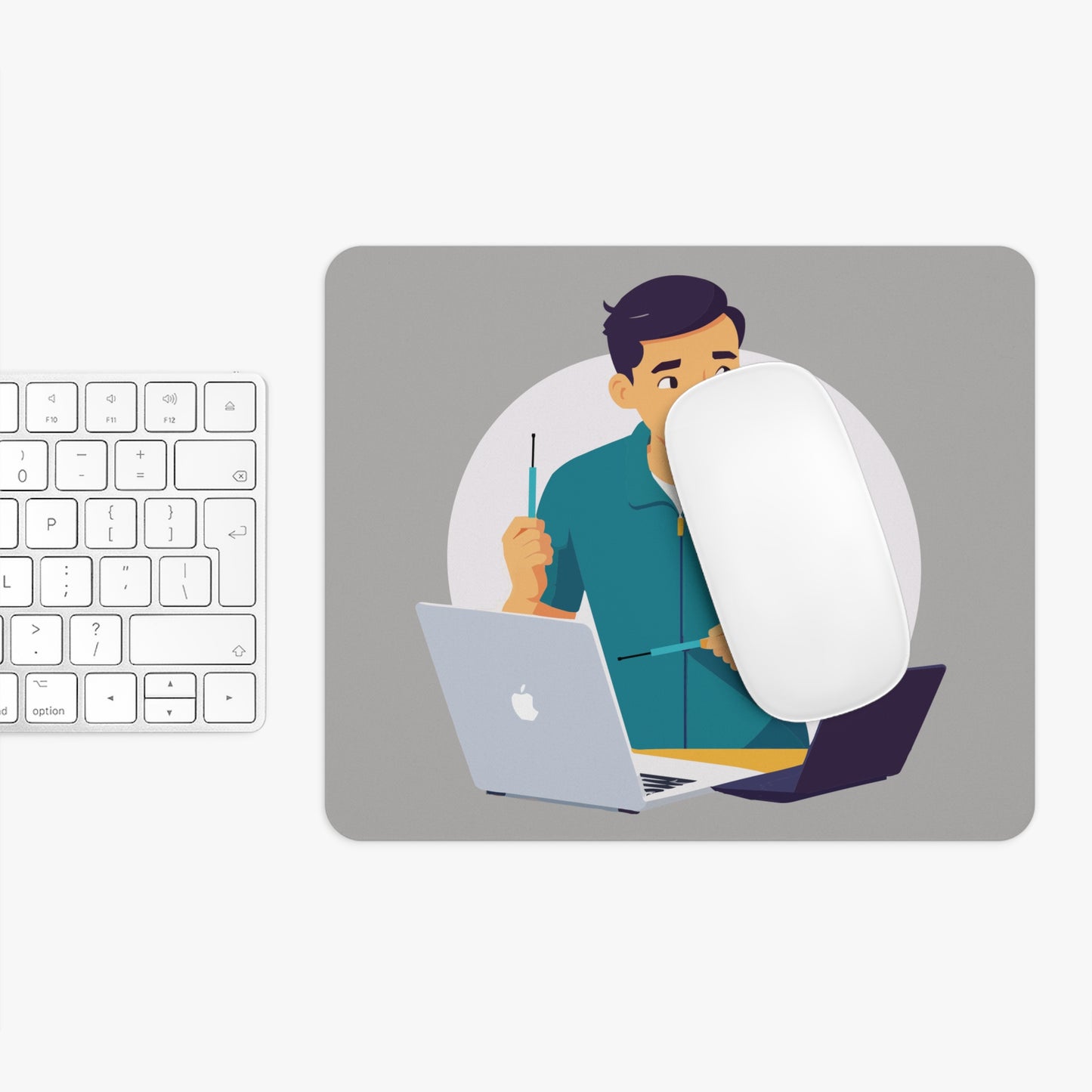 Work Mode Mouse Pad | Smooth Moves, Sharp Style | A Small Touch That Speaks Volumes