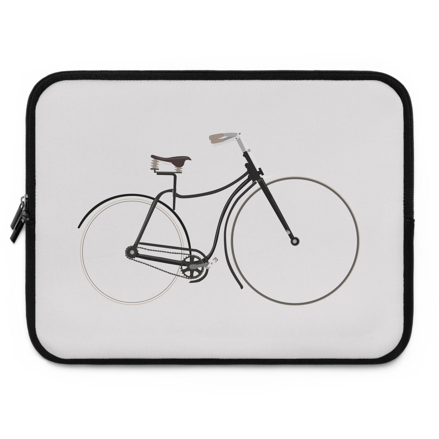 Vintage Electric Bicycle Laptop Sleeve | Retro Freedom-Inspired Protective Case