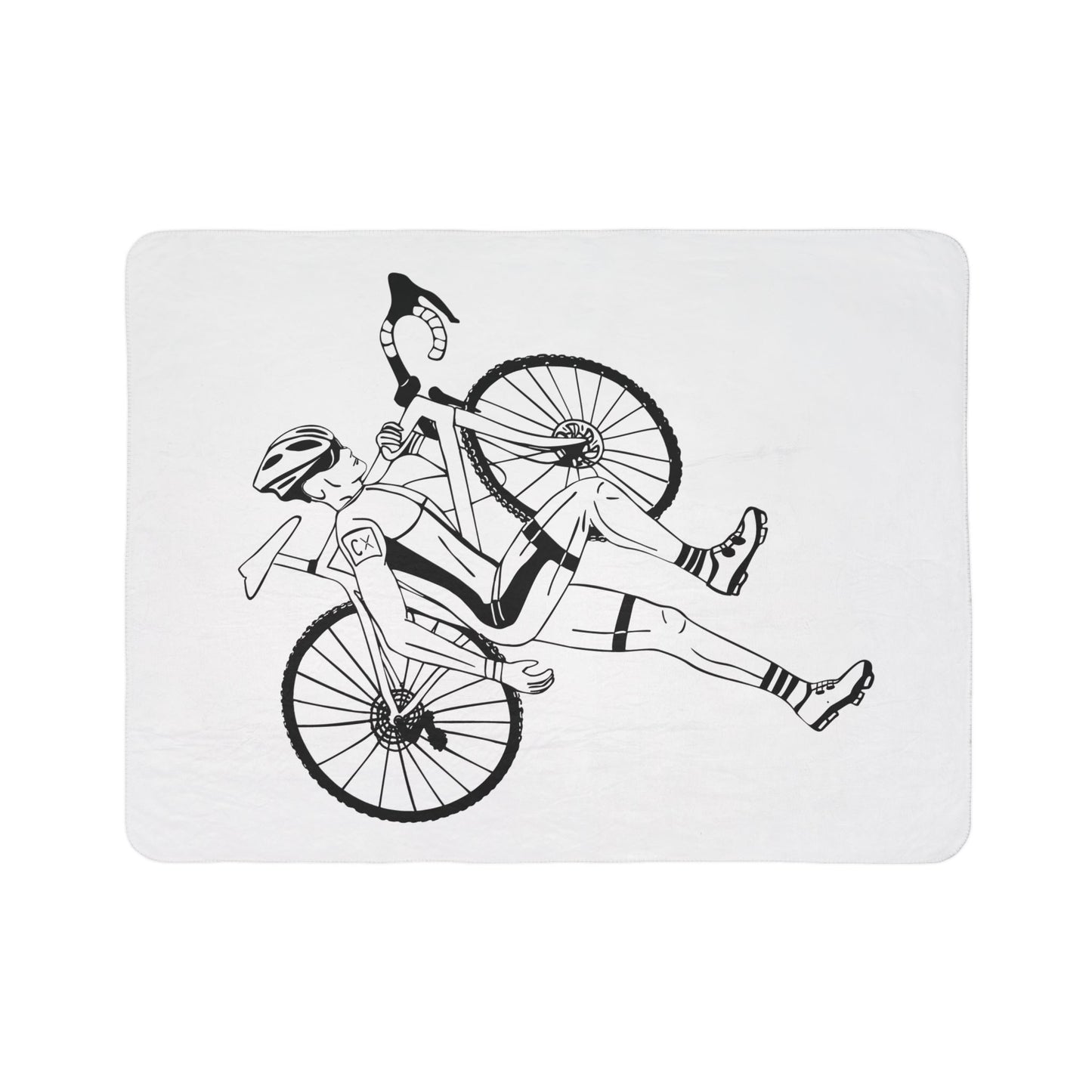 Cyclist Sherpa Blanket | Smooth Ride, Cozy Vibe