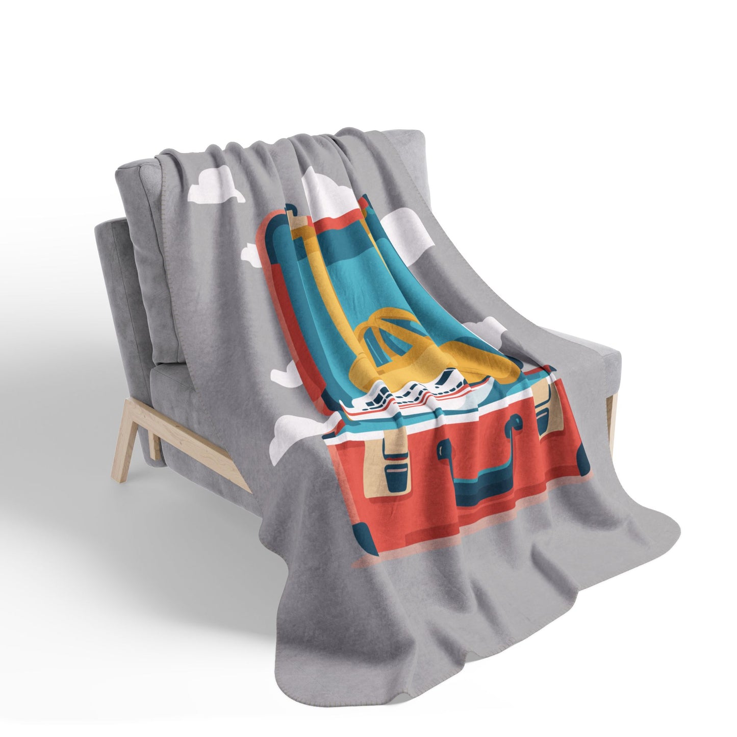 Fleece Sherpa Blanket | The Travel Suitcase
