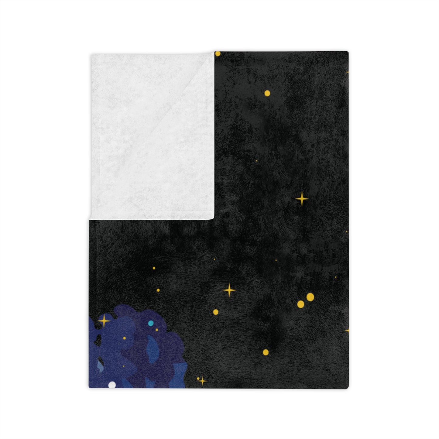 Premium Velveteen Microfiber Blanket | Girl Among the Stars