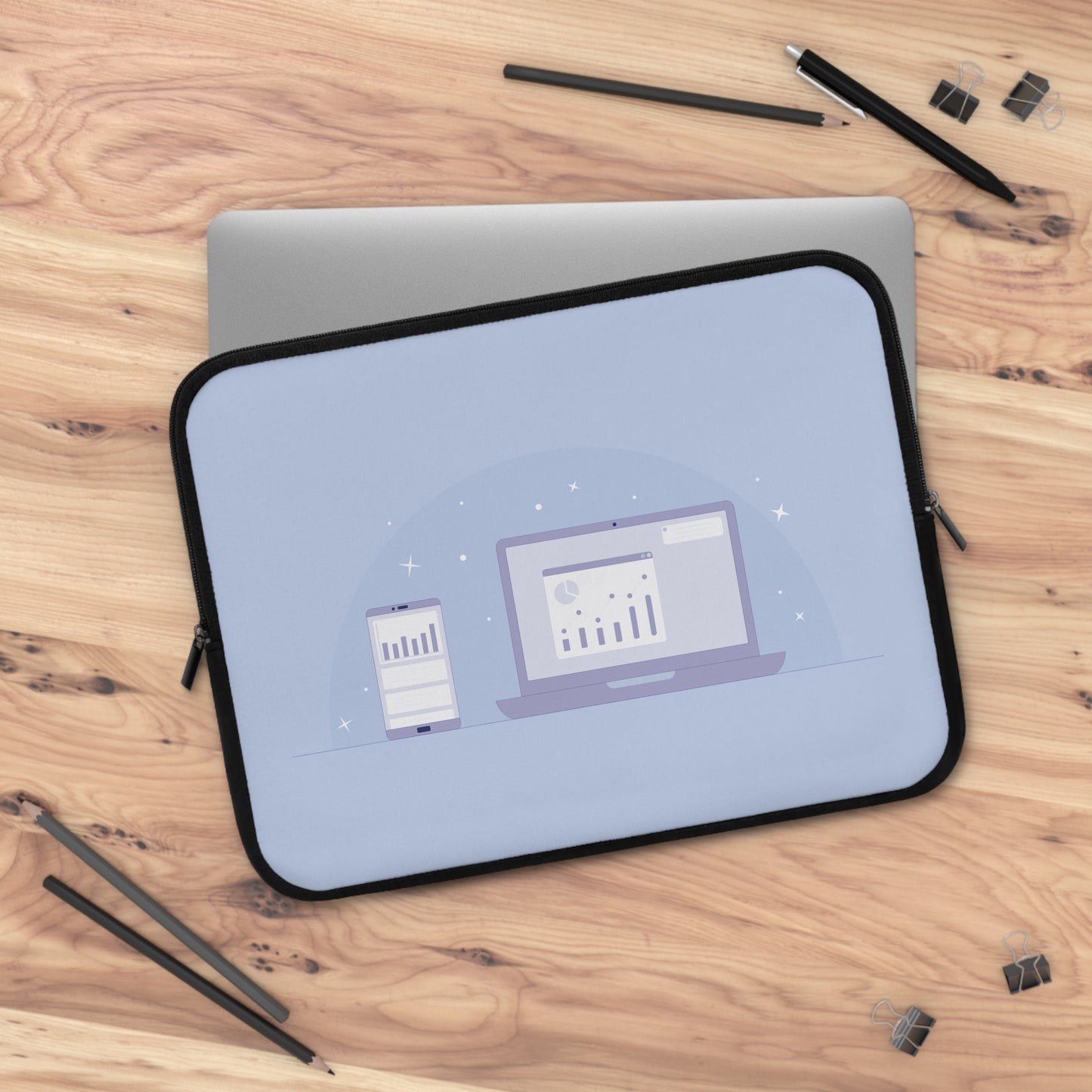 Digital Interface Mood | Modern Internet Interface Laptop Sleeve