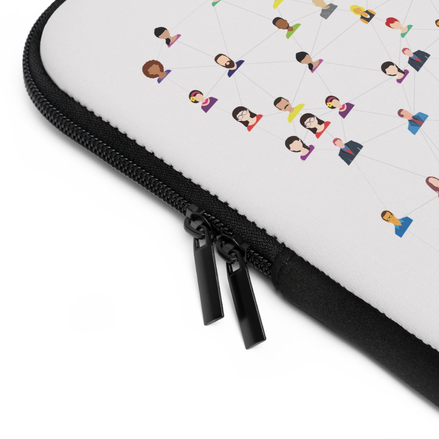 Social Media Vibes Laptop Sleeve | Creative Digital Lifestyle Protective Case