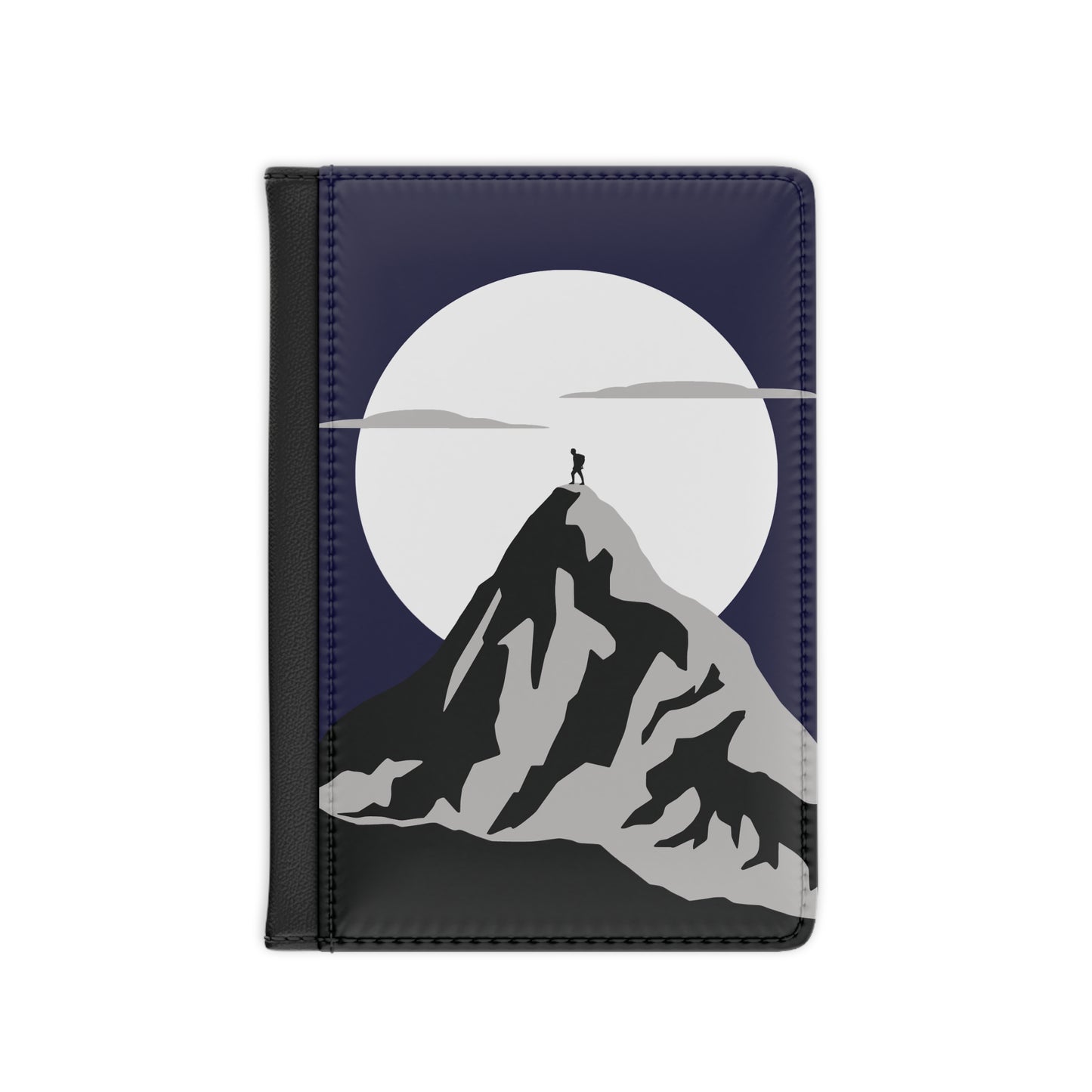 Climb Beyond Borders | Mountain Silhouette Passport Cover | Adventure Begins with Every Stamp