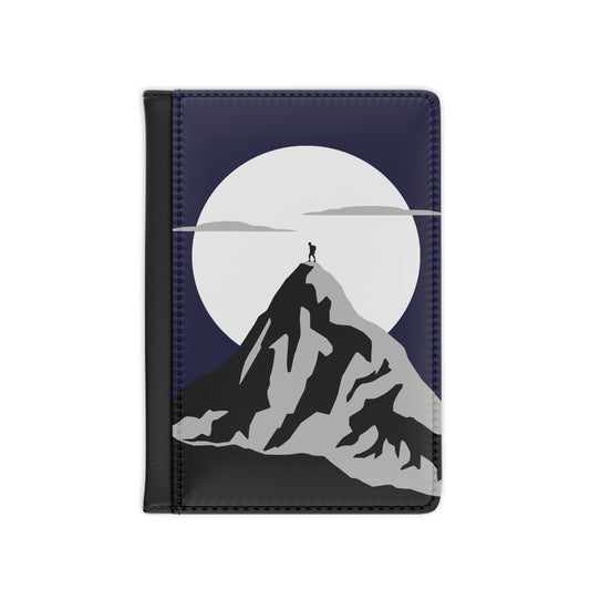 Climb Beyond Borders | Mountain Silhouette Passport Cover | Adventure Begins with Every Stamp