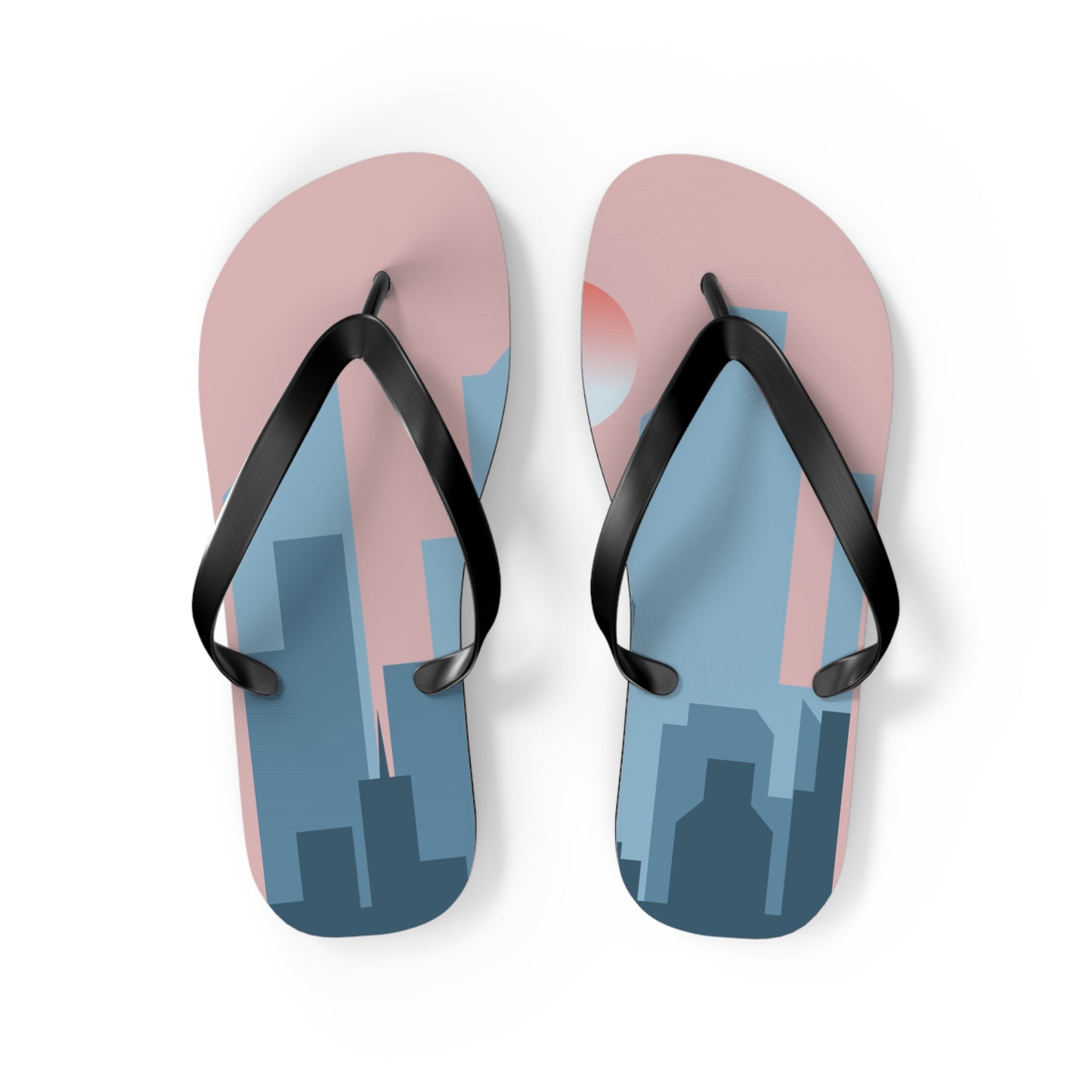 Urban Flip-Flops | 2D City Building Design | Bold Style in Every Step