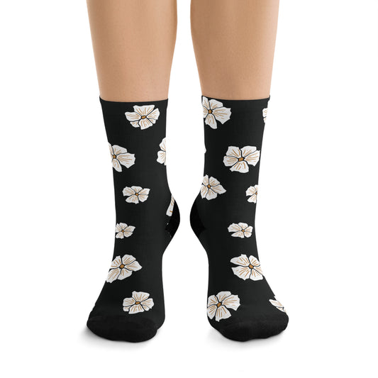 Luxury Bloom Recycled Socks | Premium Floral Print