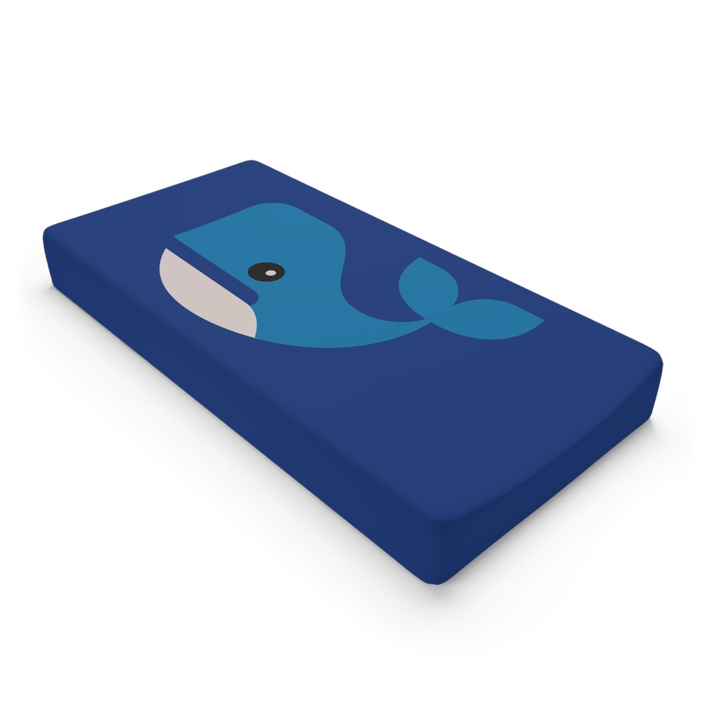 “Gentle Whale” Baby Changing Pad Cover | Ocean-Inspired Minimalist Style