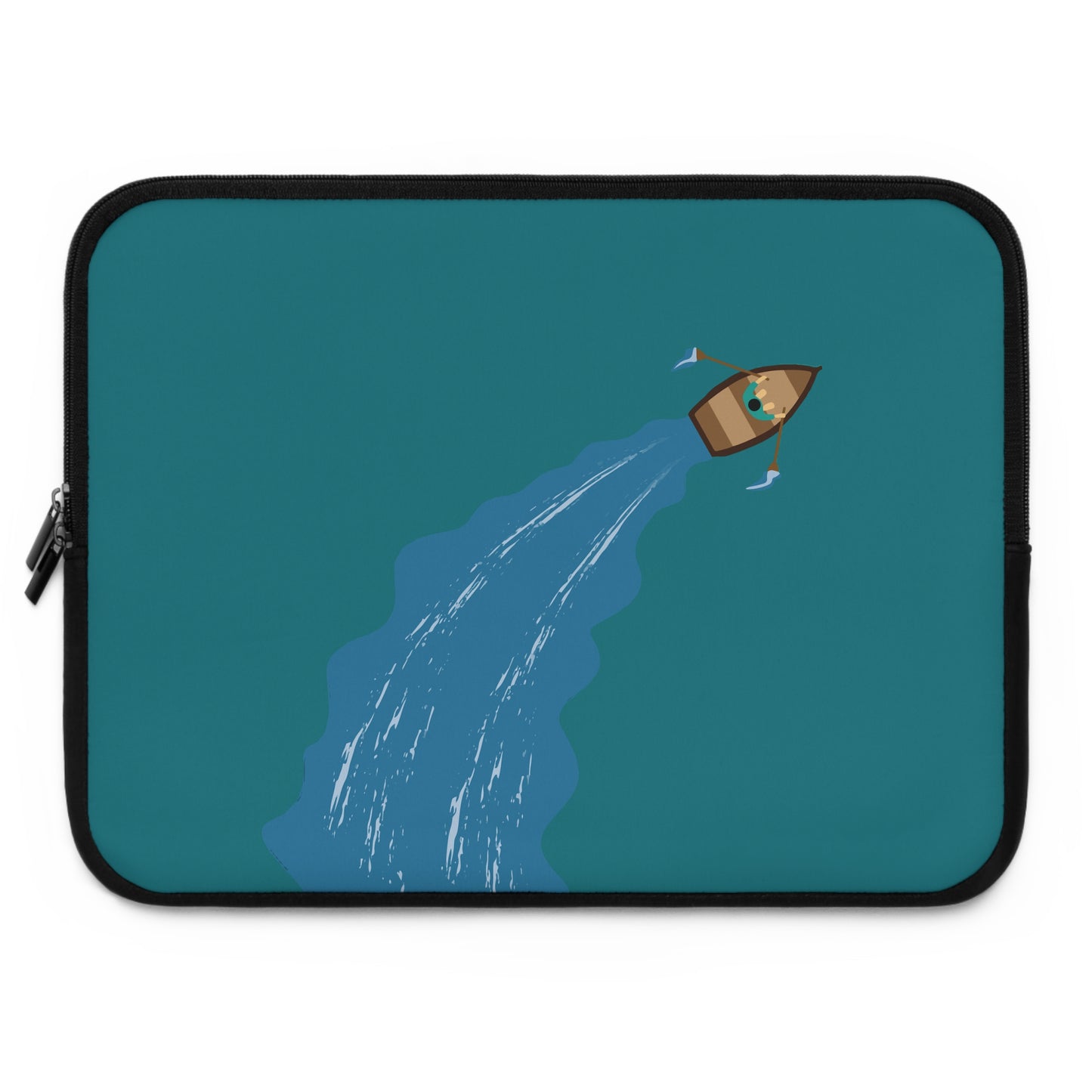 Lake Paddle Escape | Travel-Inspired Kayaking Laptop Sleeve