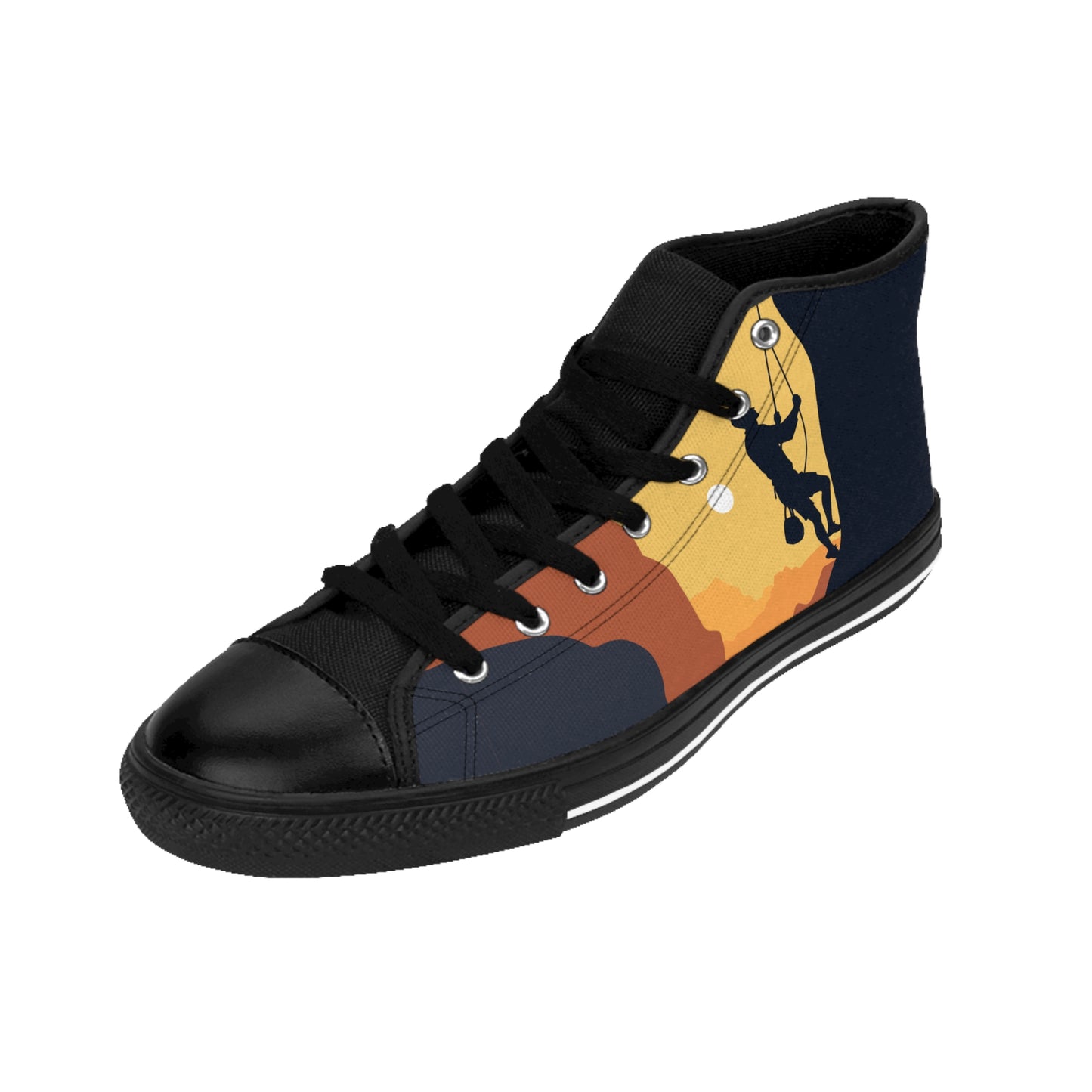 Men’s Classic Sneakers “Summit Seeker” | Minimalist Climber Art