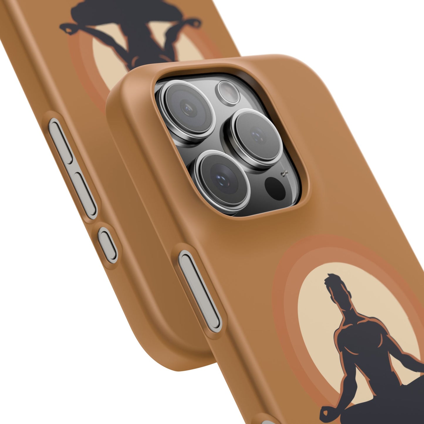 “Stillness” Phone Case | Meditative Lotus Pose Design