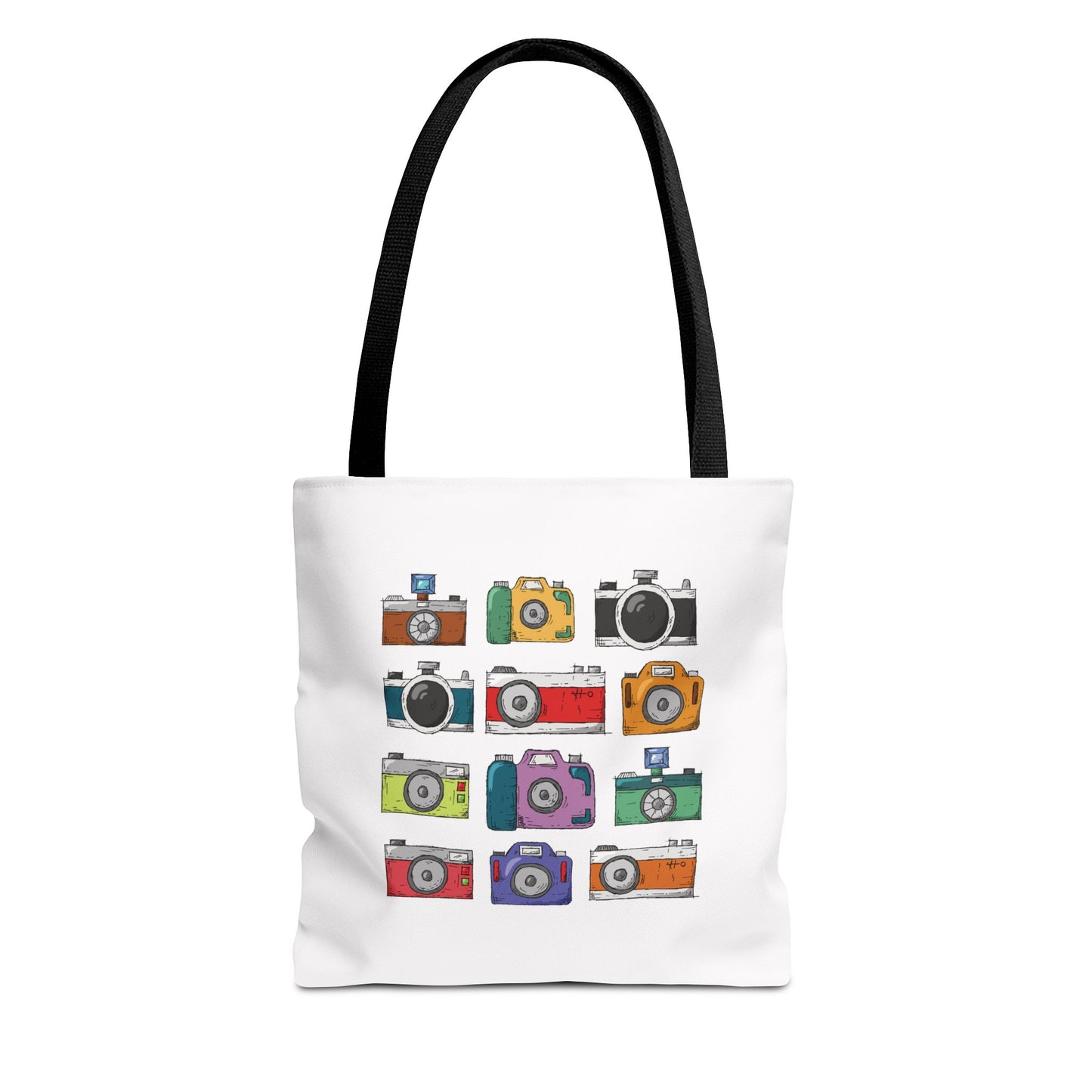 Retro Camera Vibes | Vintage Camera Tote Bag for Art Lovers