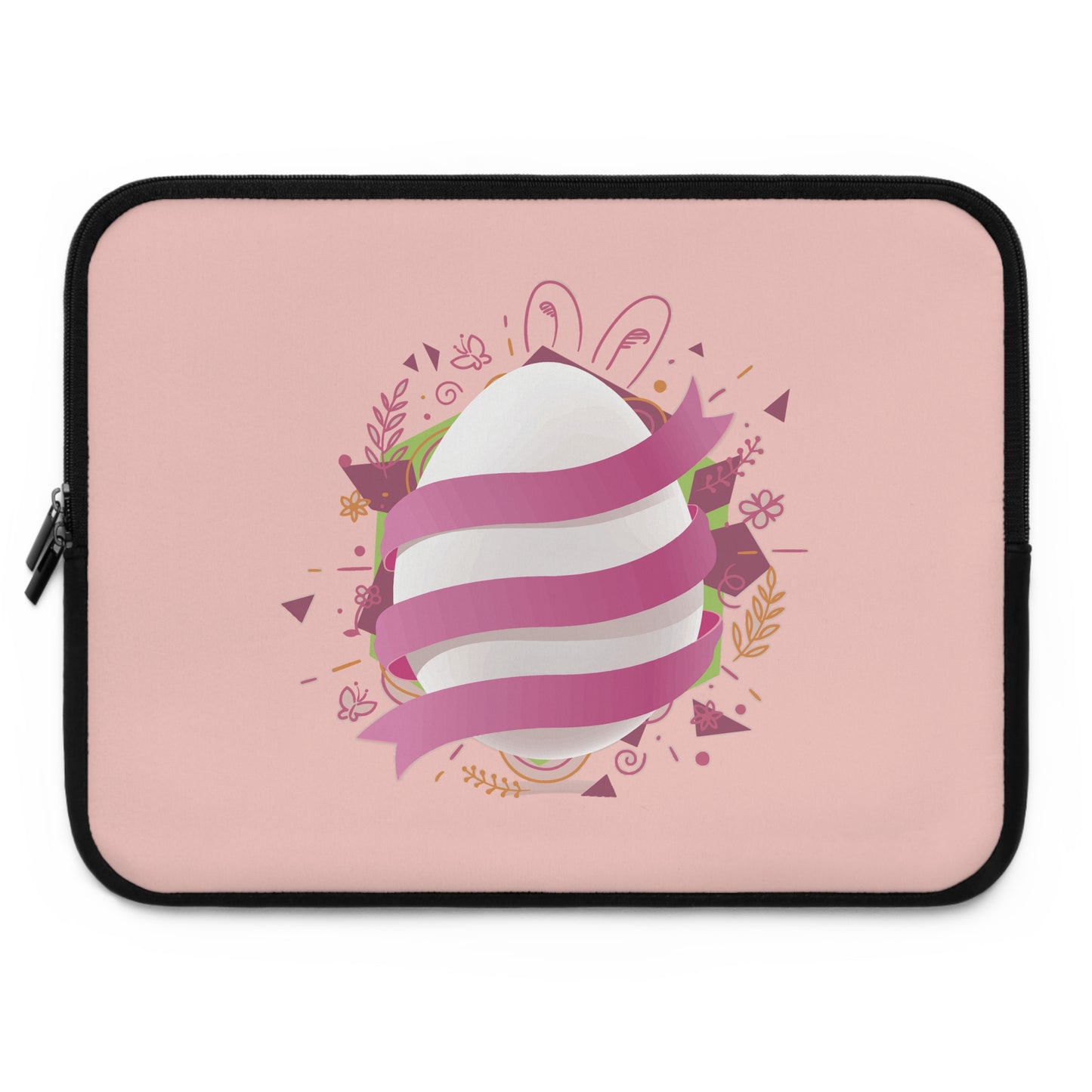 Easter Ribbon Egg Laptop Sleeve | Fun & Festive Holiday-Inspired Protective Case
