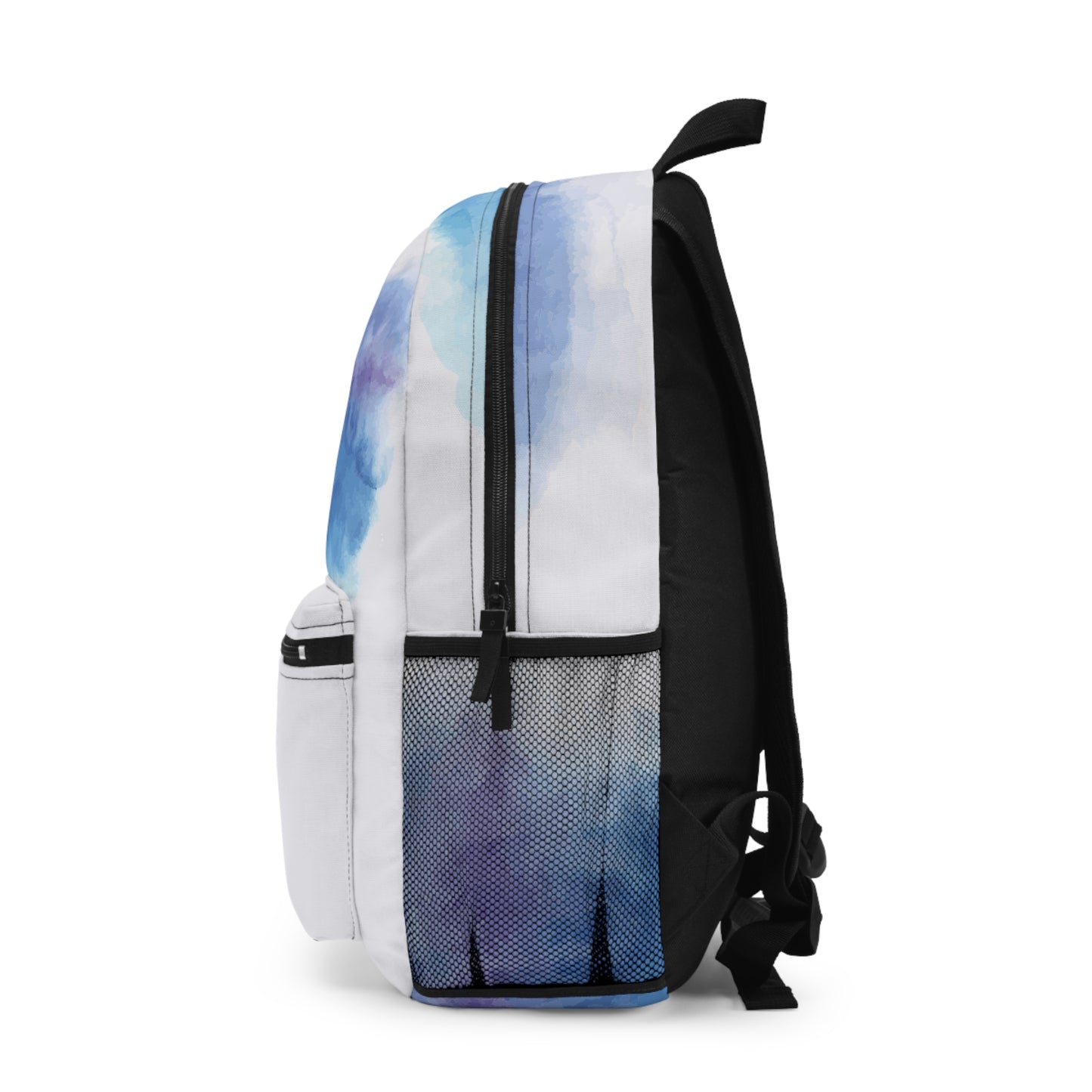 Emerald Watercolor Dream | Artistic Backpack with Fresh Watercolor Design