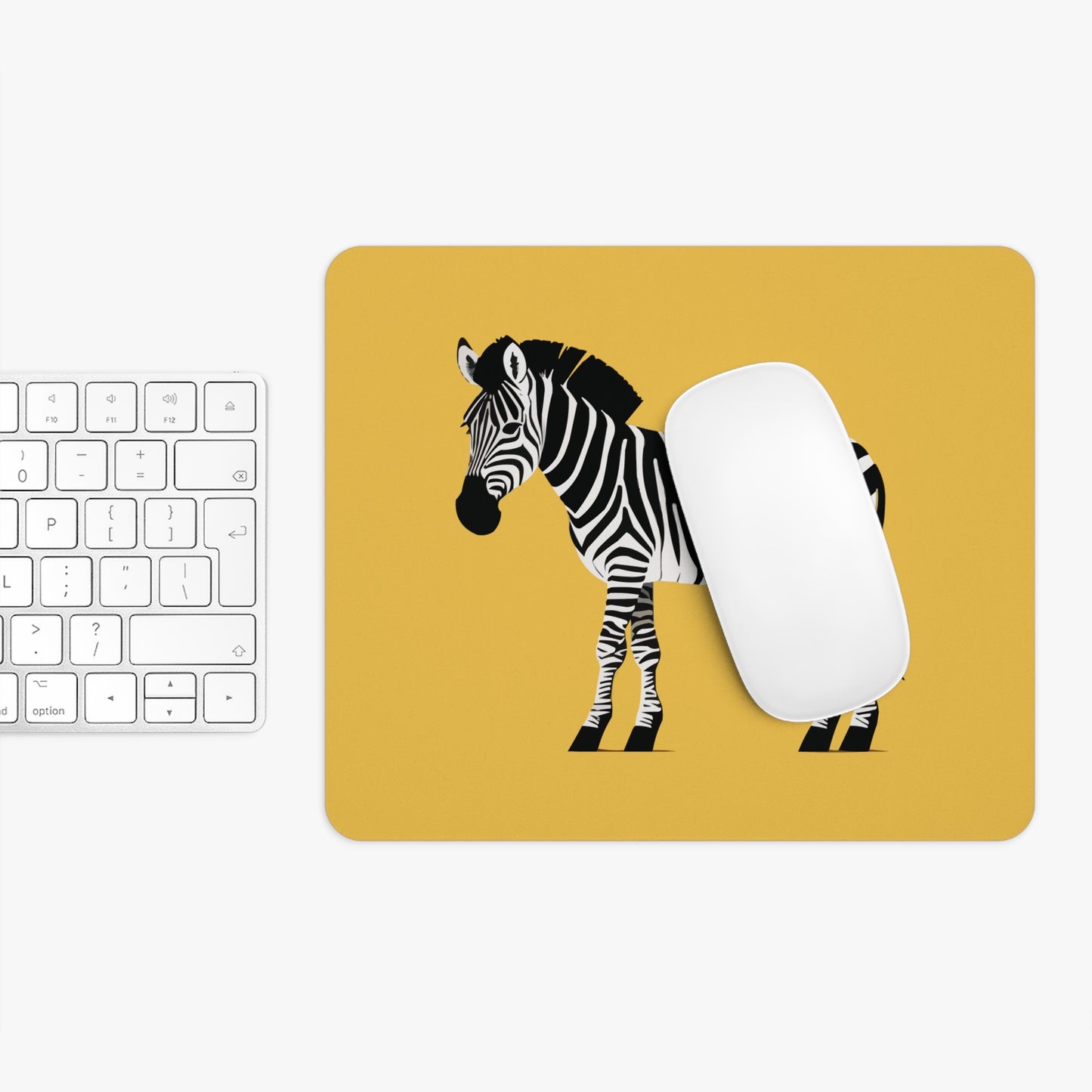 Zebra Dash Mouse Pad | Vibrant Zebra Desk Accessory