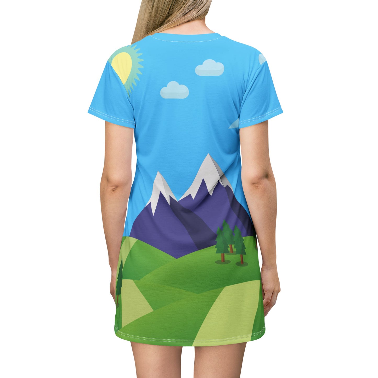 Sky Mountain Dream Dress | The Chill & Charming T-Shirt Dress For Every Mood