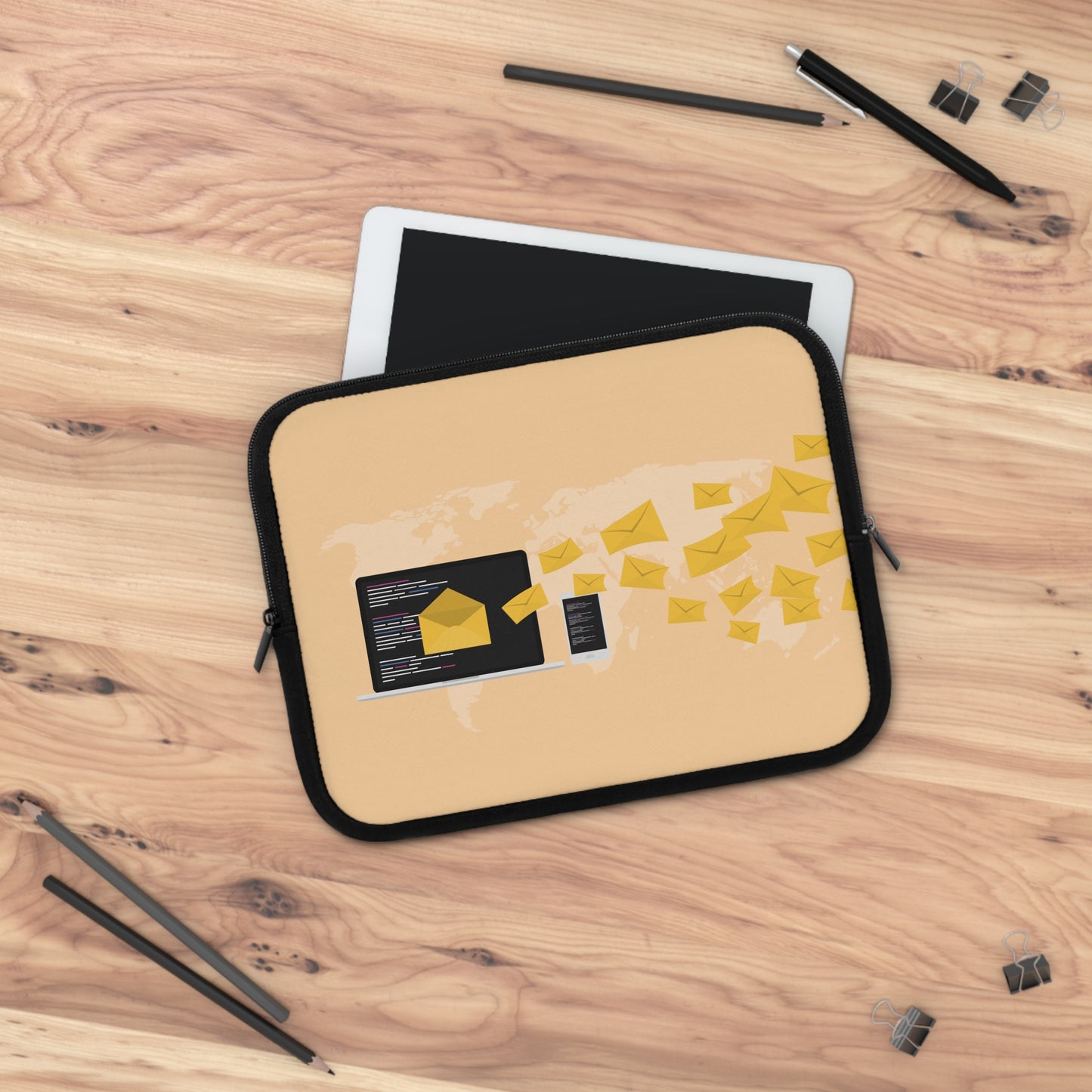 Inbox Billboard Vibes | Fun Laptop Sleeve for Digital & Creative Minds