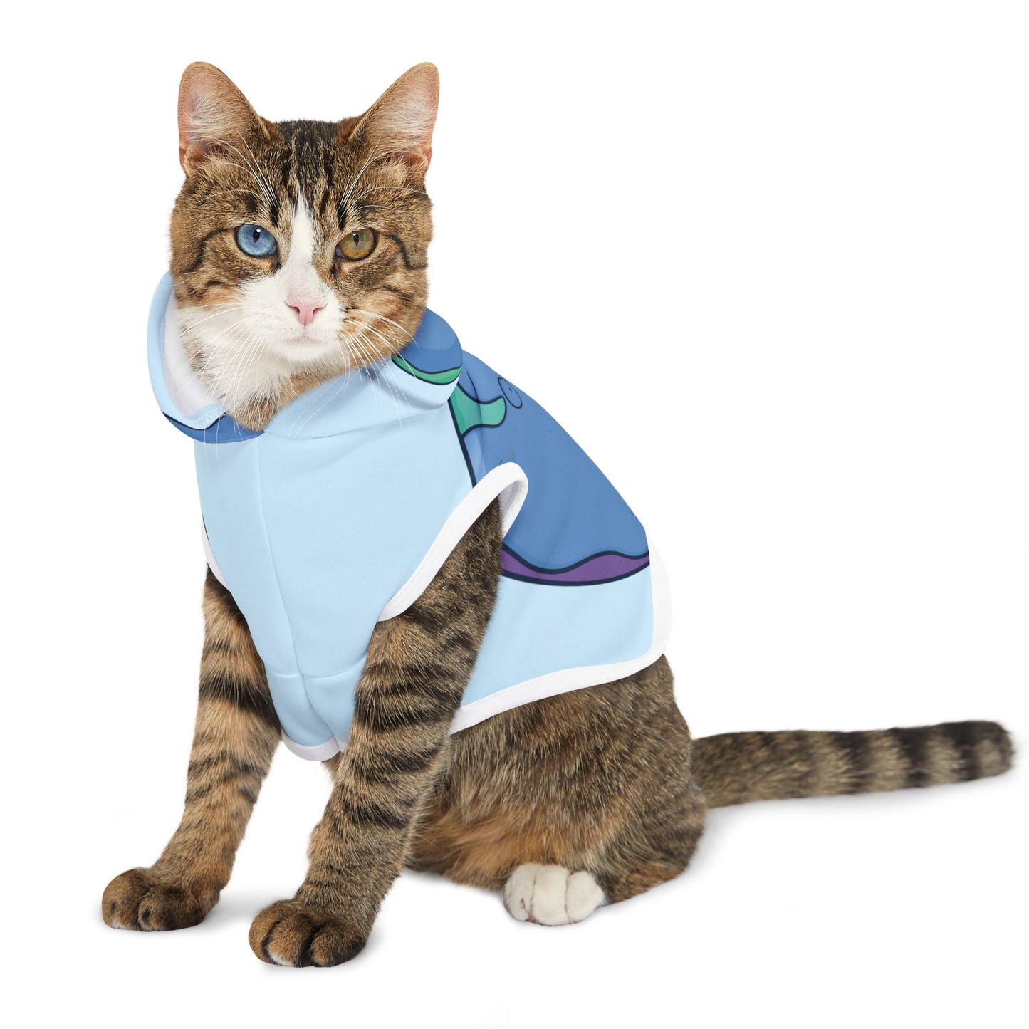 Cool Earth With Glasses | Ful & Trendy Pet Hoodie