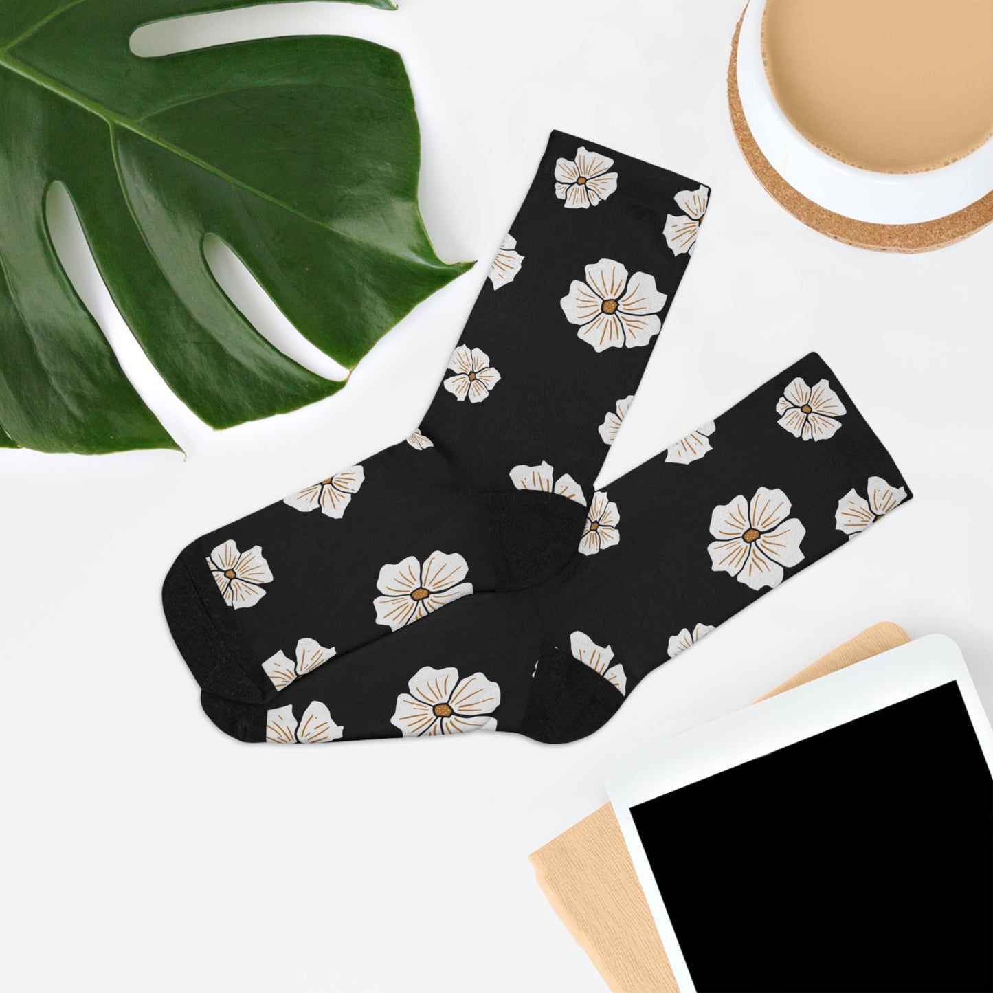 Luxury Bloom Recycled Socks | Premium Floral Print