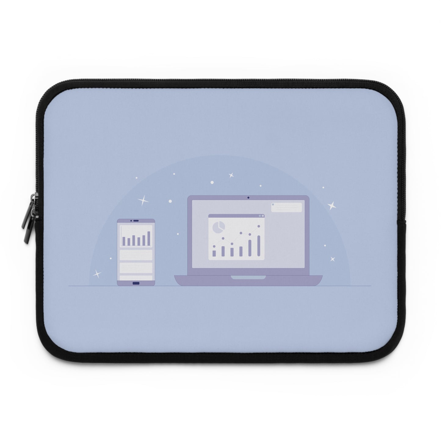 Digital Interface Mood | Modern Internet Interface Laptop Sleeve