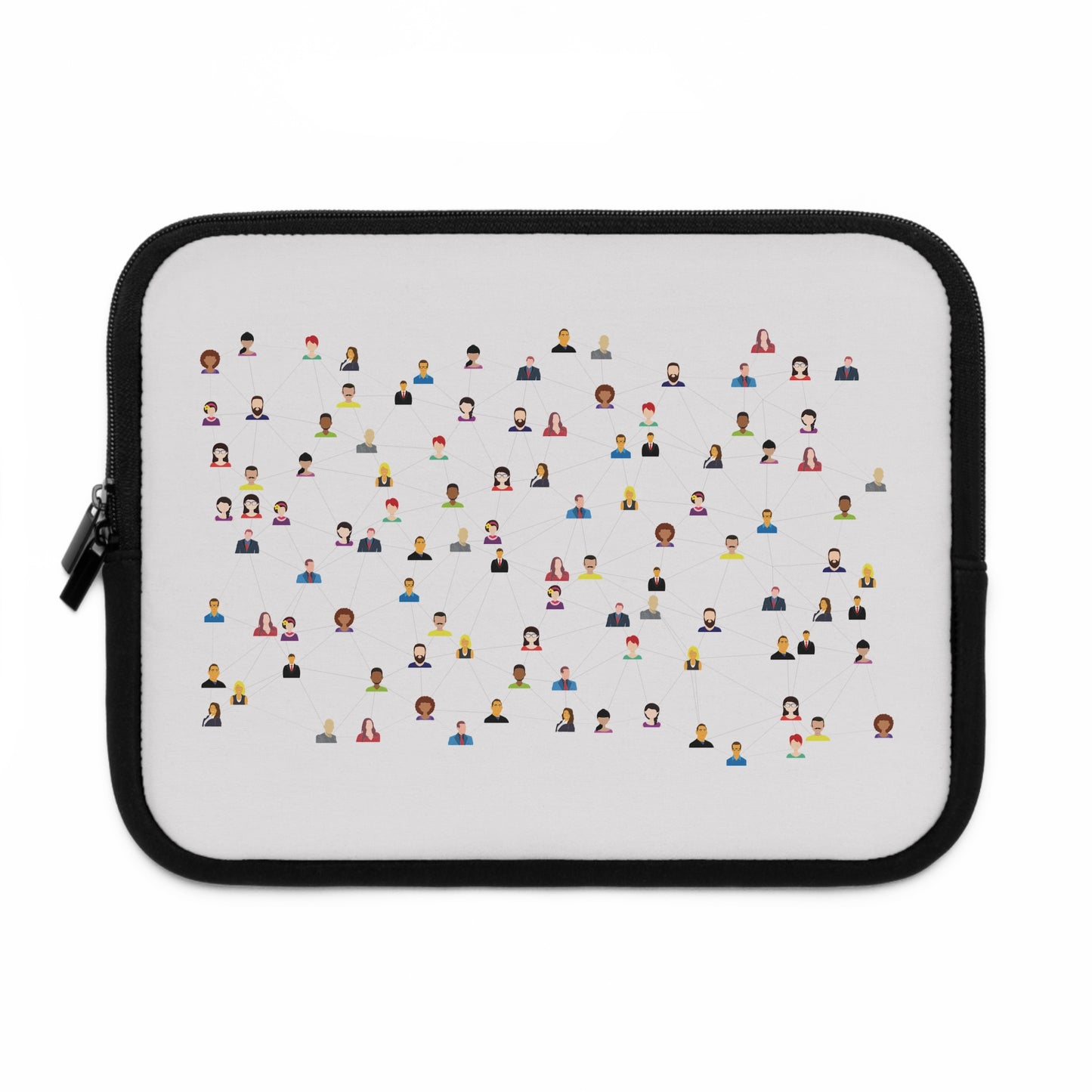 Social Media Vibes Laptop Sleeve | Creative Digital Lifestyle Protective Case