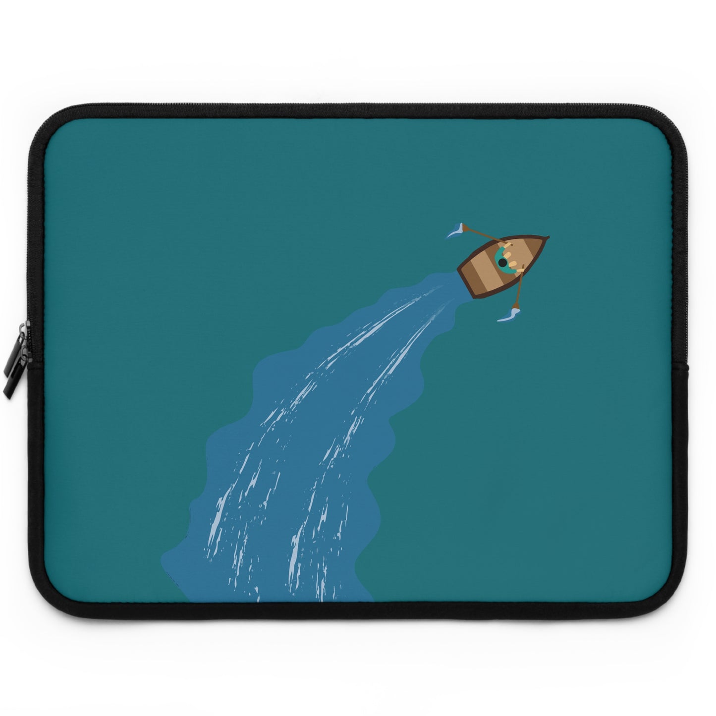 Lake Paddle Escape | Travel-Inspired Kayaking Laptop Sleeve