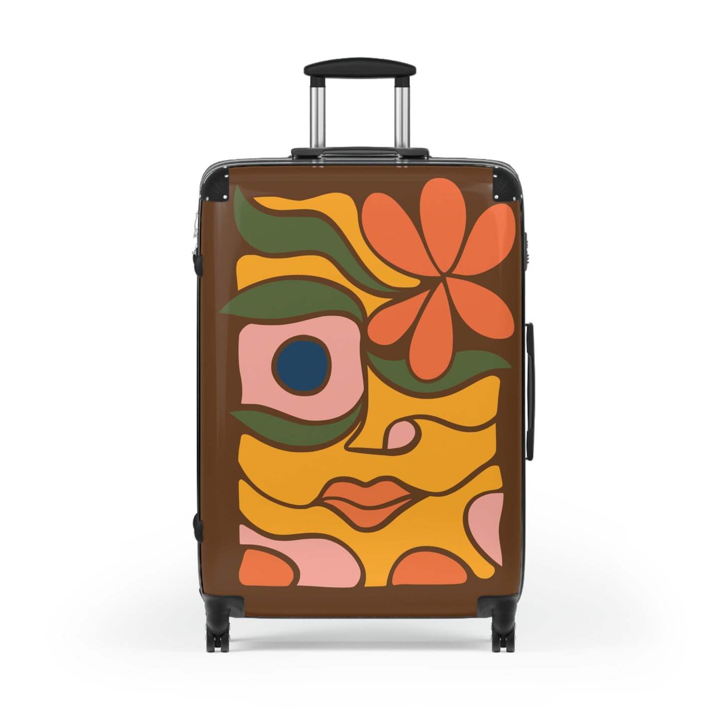 Premium Abstract Art Suitcase | Travel in Style