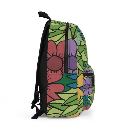 Bloom Everywhere | Floral Background Backpack For Everyday Joy