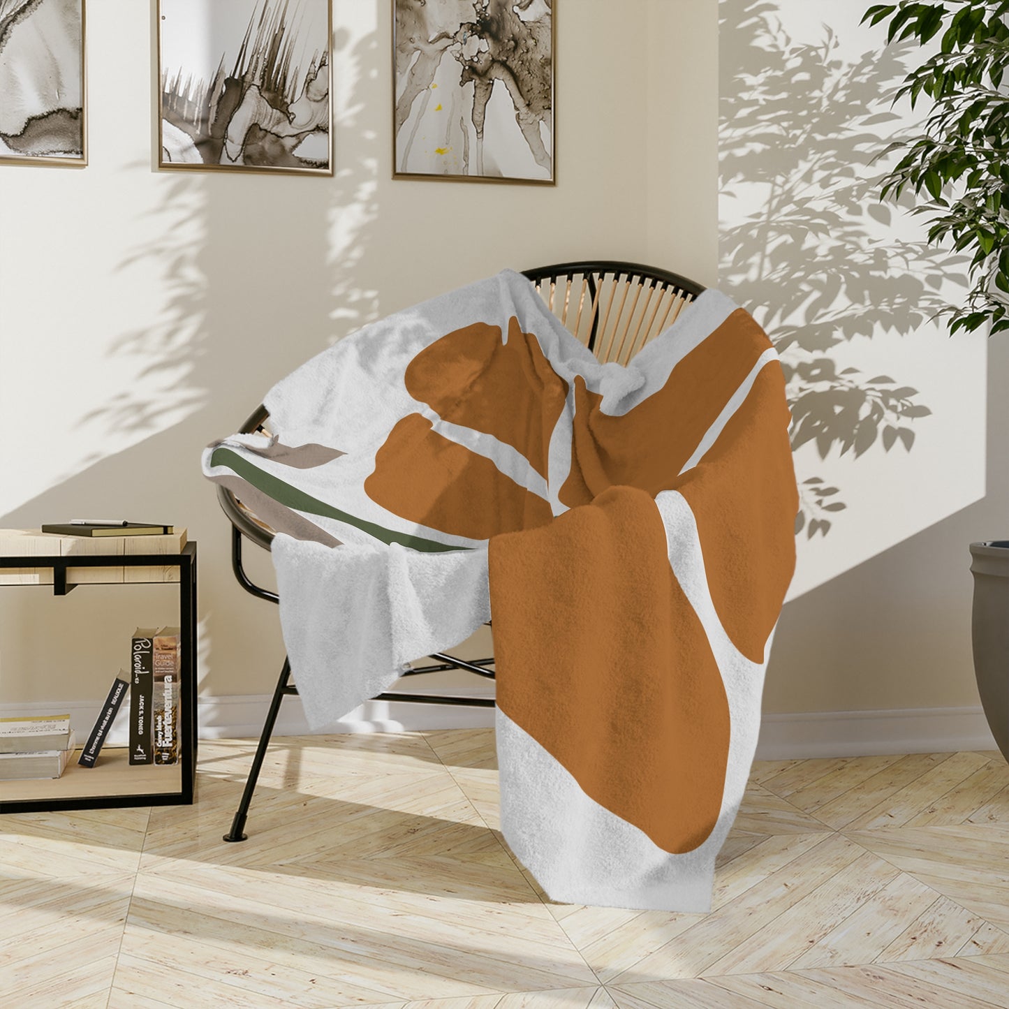 Velveteen Flower Blanket | Soft Luxury for Everyday Moments
