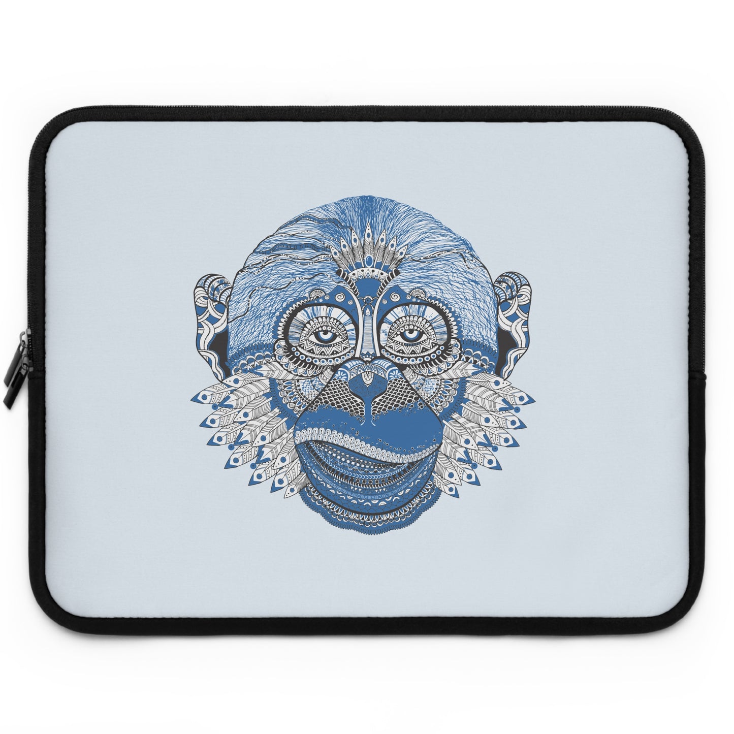 Mandala Monkey Art | Fun Art for Laptop Sleeves to Foster Creative Spirits