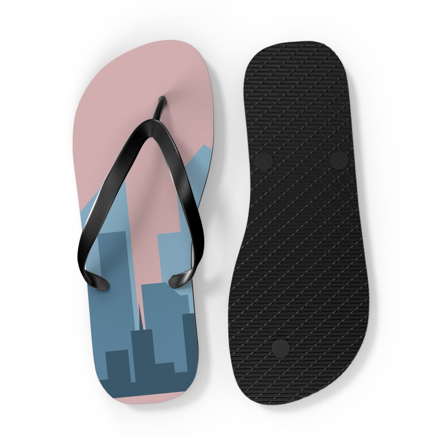 Urban Flip-Flops | 2D City Building Design | Bold Style in Every Step