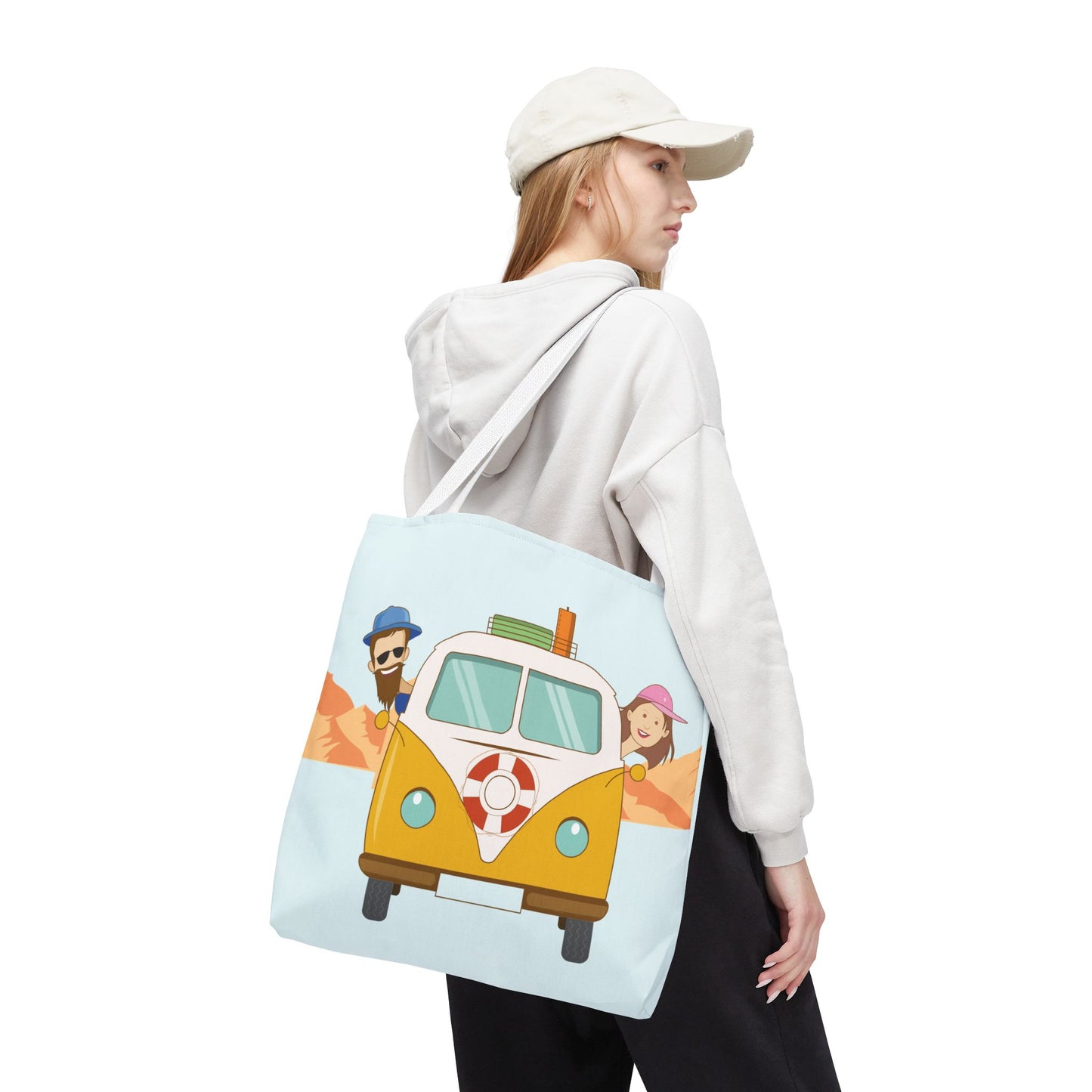Van Life Together | Fun Road Trip Couple Tote Bag