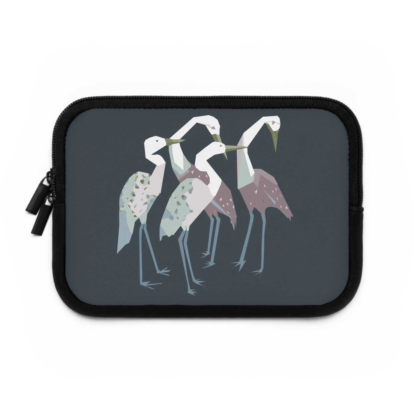 Heron Hand-Drawn Art Laptop Sleeve | Artistic & Free-Spirited Protective Case