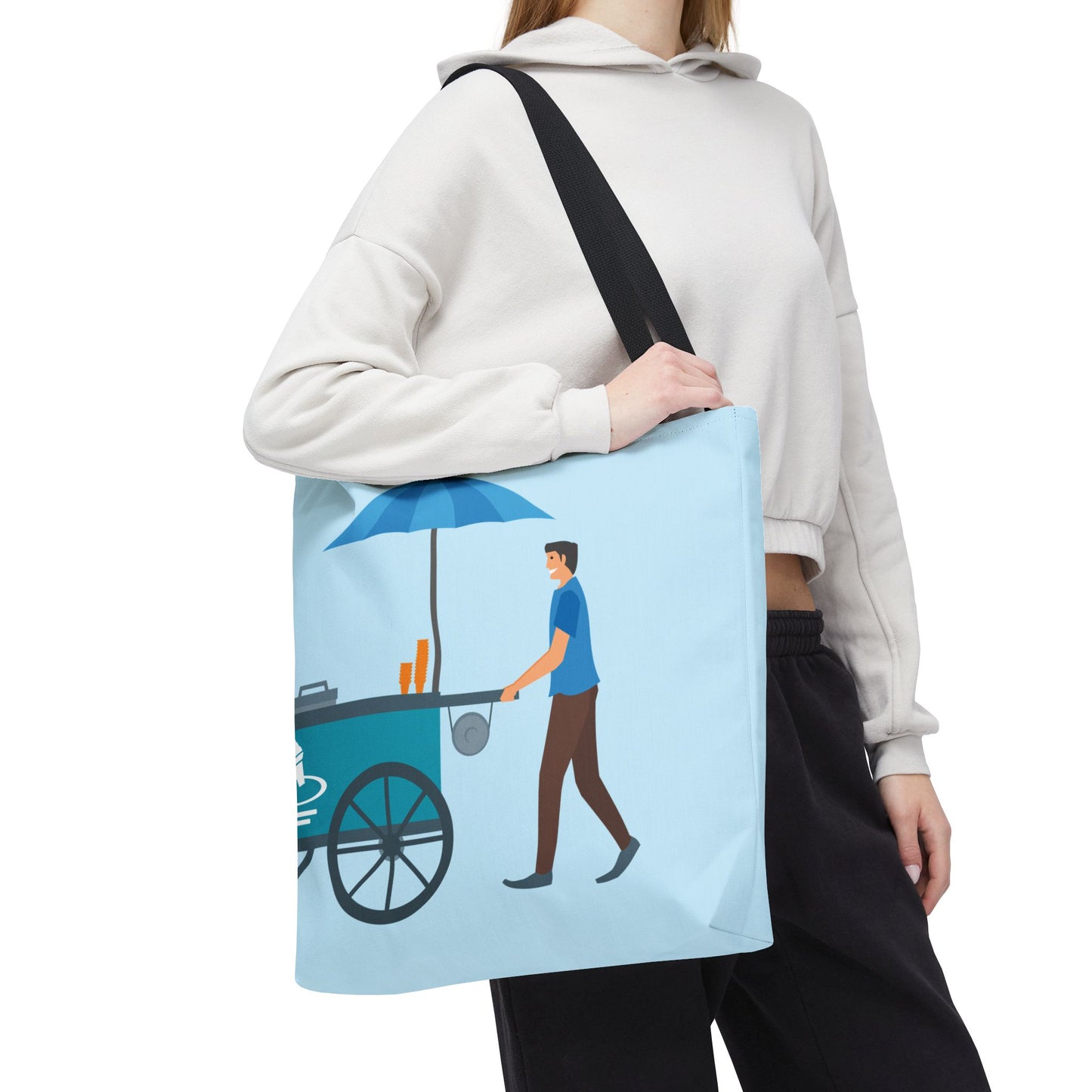 Sweet Ice Cream Ride | Fun Ice Cream Truck Tote Bag Full of Summer Vibes